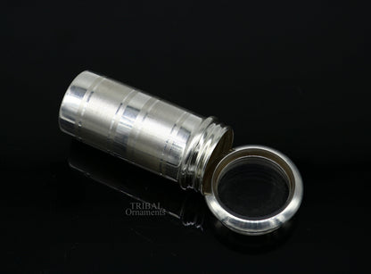 999 fine solid silver handmade small pill box, Tobacco box, storage box silver utensils, silver box, personal box men's accessories su731 - TRIBAL ORNAMENTS