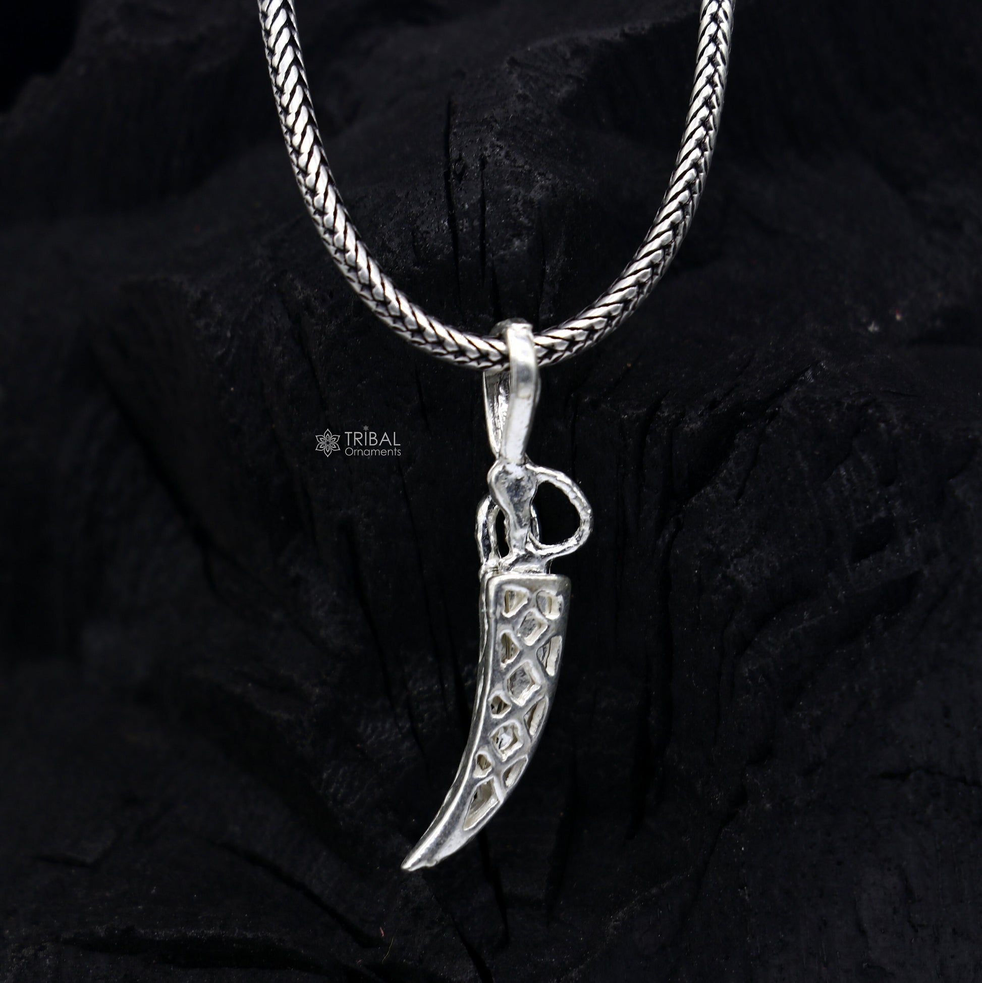 925 sterling silver handmade small sword, knife or dagger style pendant amazing designer pendant unisex divine jewelry nsp783 - TRIBAL ORNAMENTS