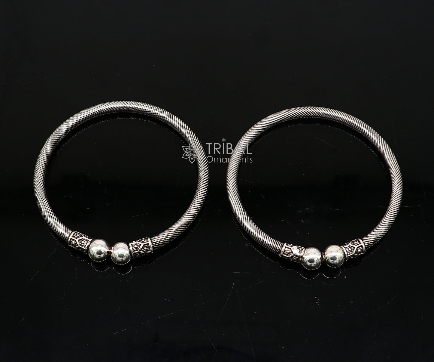 925 sterling silver handmade unique cultural design trendy kada bracelet for men's and girl's, best delicate Light weight jewelry nsk667 - TRIBAL ORNAMENTS