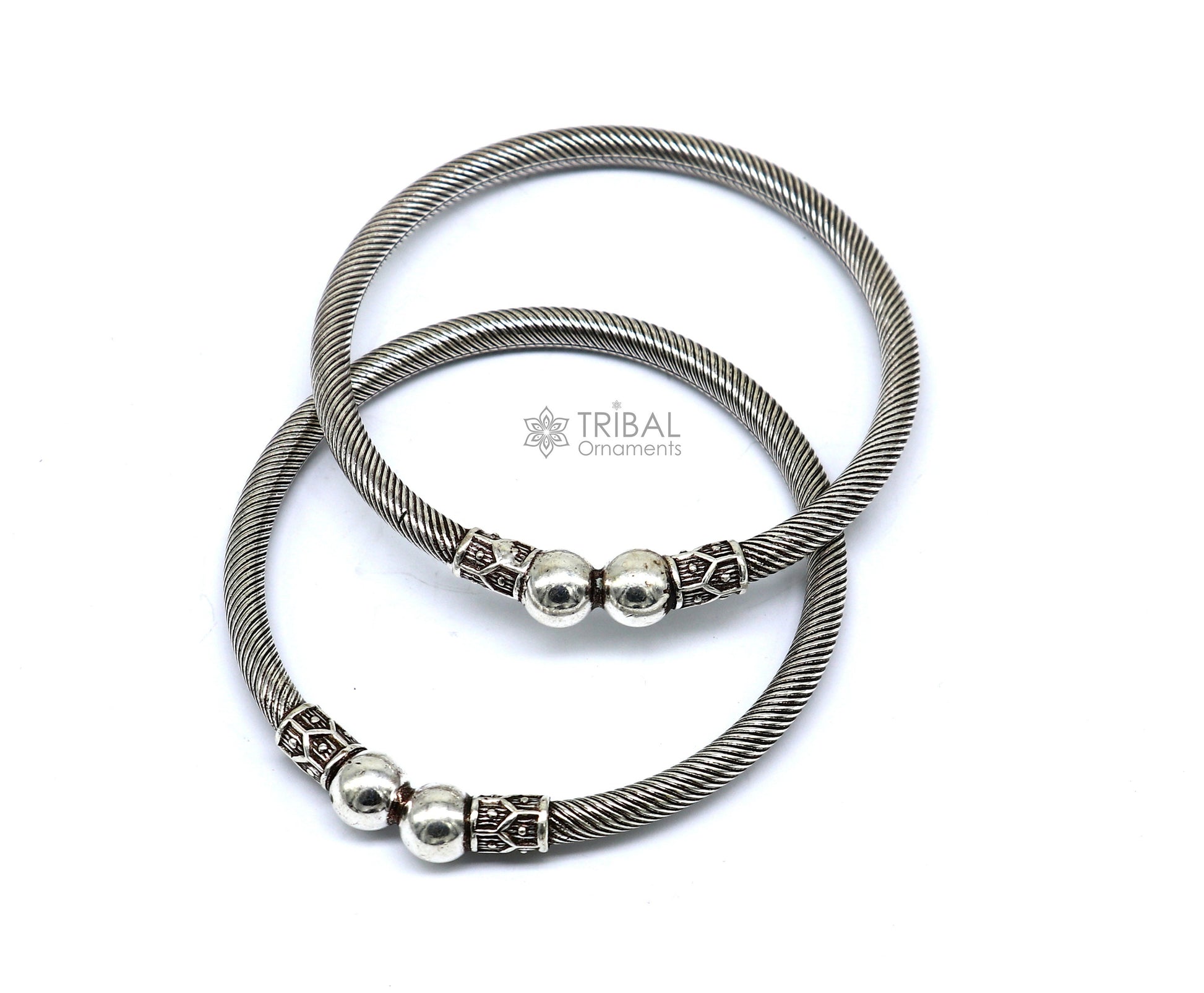 925 sterling silver handmade unique cultural design trendy kada bracelet for men's and girl's, best delicate Light weight jewelry nsk667 - TRIBAL ORNAMENTS