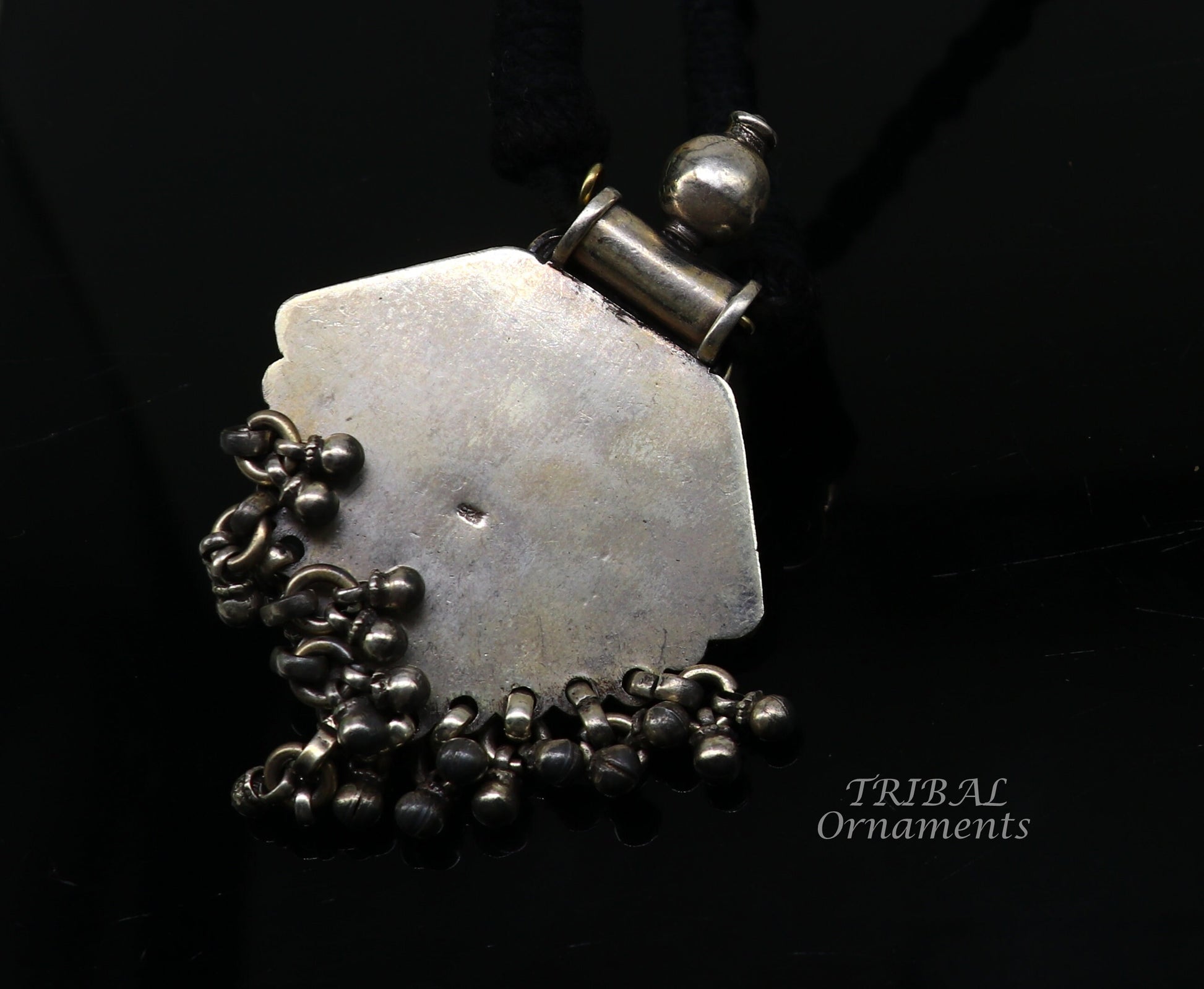 925 sterling silver handmade vintage ethnic style fabulous unique design pendant necklace best belly dance ethnic garba jewelry nsp507 - TRIBAL ORNAMENTS