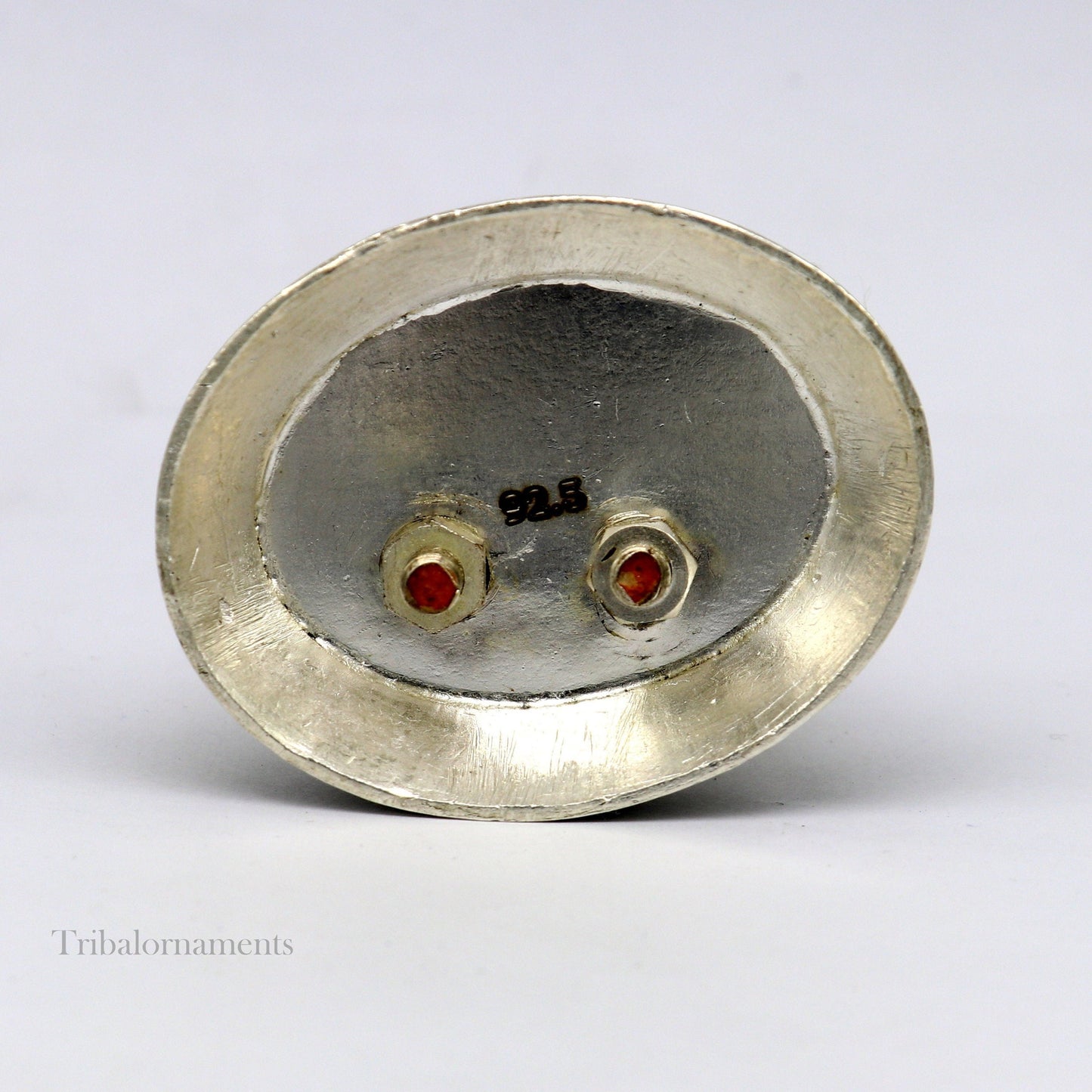 925 Sterling silver Lord Ganesh Idol, Pooja Articles, Silver Idols Figurine, handcrafted Lord Ganesh statue sculpture gifting art art218 - TRIBAL ORNAMENTS