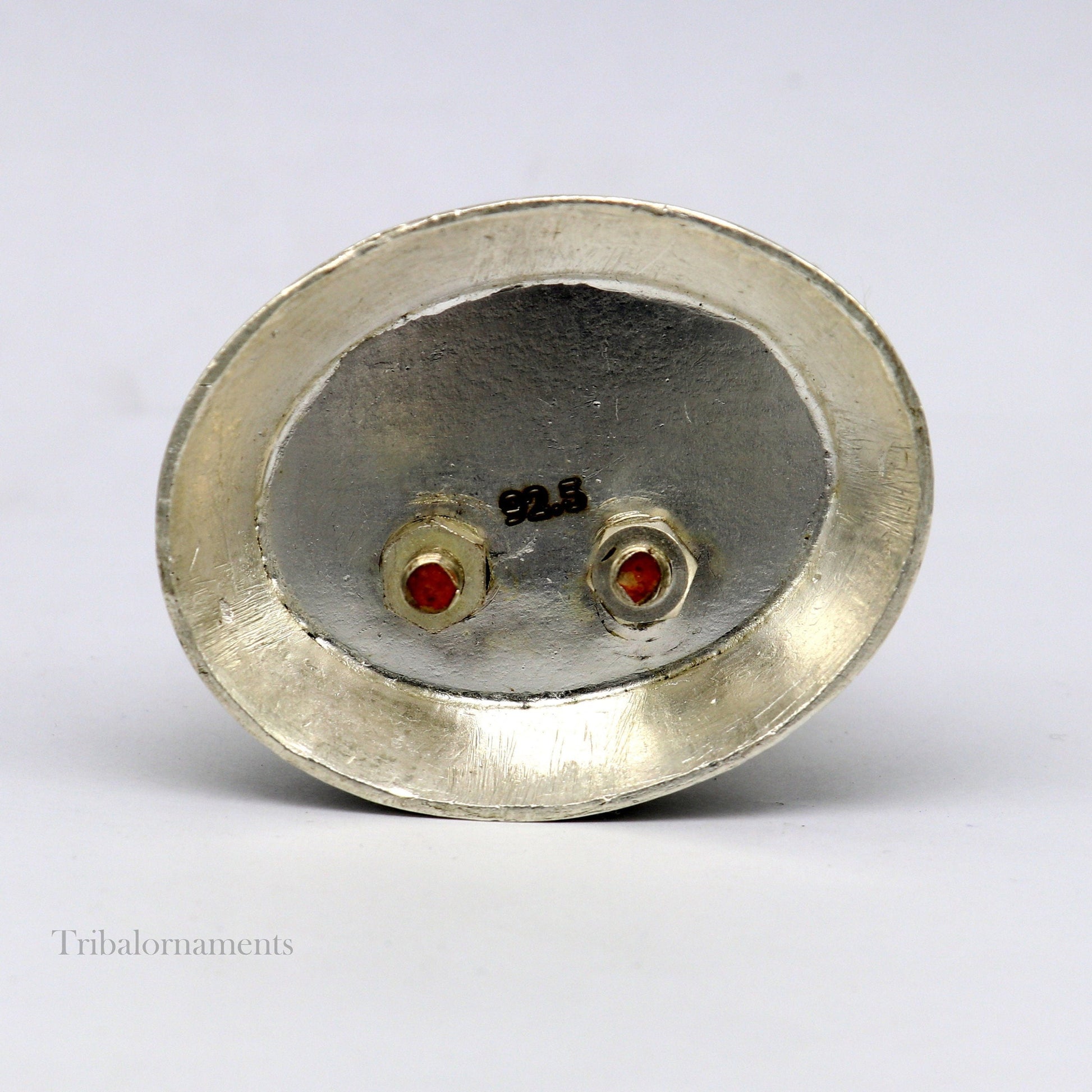 925 Sterling silver Lord Ganesh Idol, Pooja Articles, Silver Idols Figurine, handcrafted Lord Ganesh statue sculpture gifting art art218 - TRIBAL ORNAMENTS