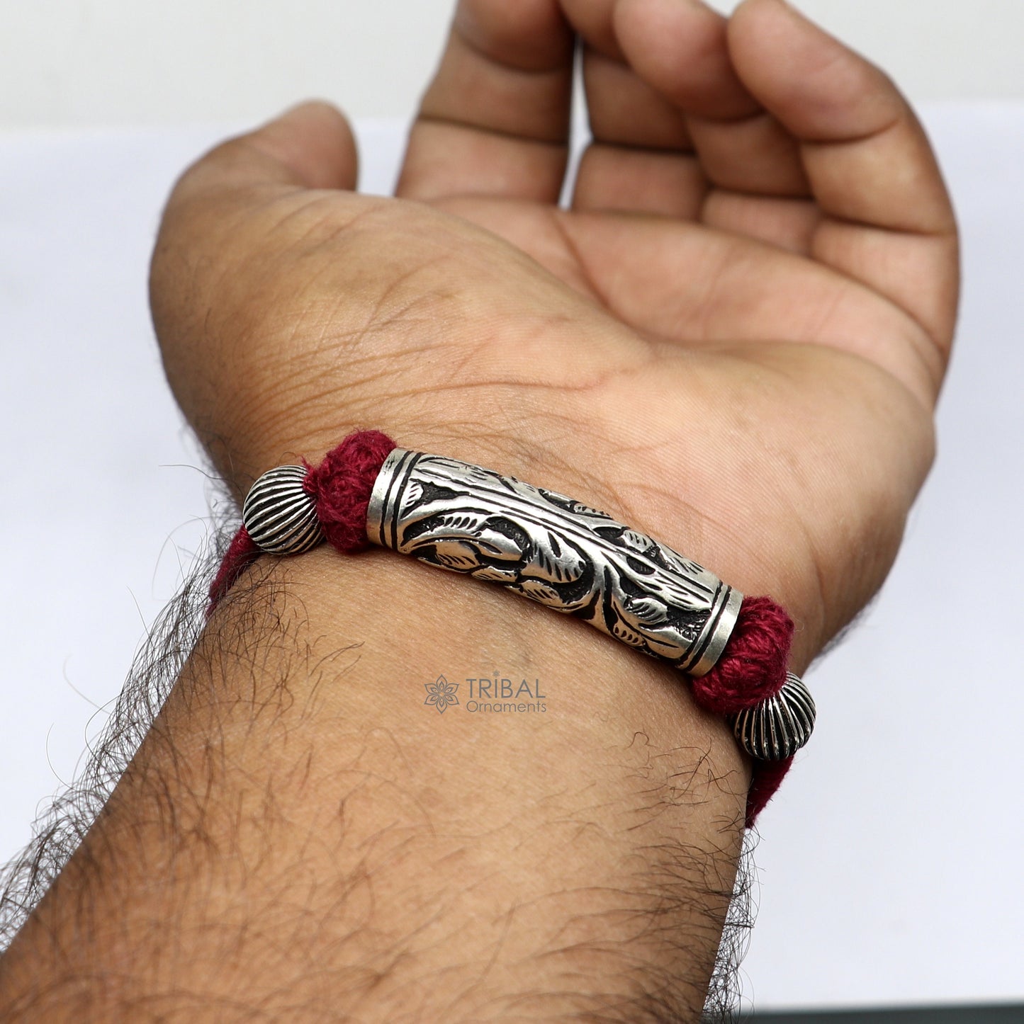 925 sterling silver modern Fancy stylish charm bracelet, adjustable brides gifting fashion wedding ethnic bracelet tribal jewelry sbr681 - TRIBAL ORNAMENTS