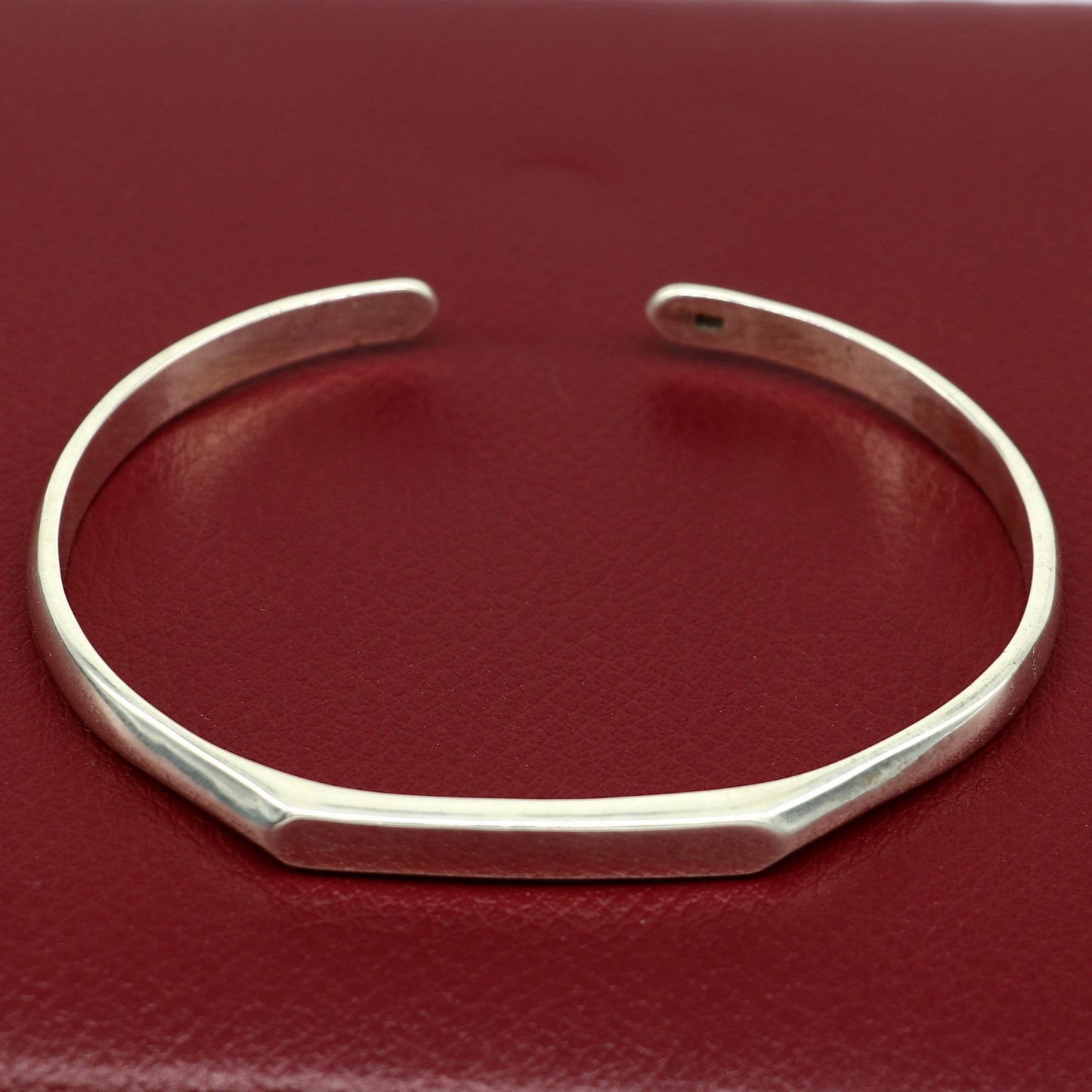 925 sterling silver plain shiny bright bangle bracelet kada, excellent personalized gifting adjustable fancy bangle men's or girls cuff72 - TRIBAL ORNAMENTS