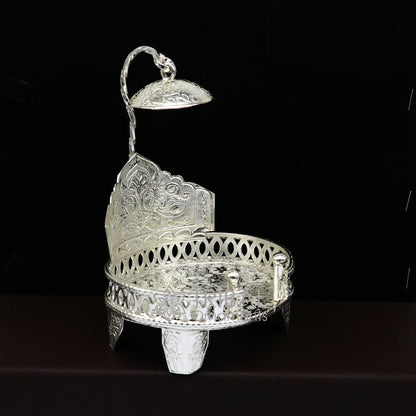 925 sterling silver sterling Sinhasan, singhasan idol god throne, god statue's divine chair, temple puja article collectible article su1108 - TRIBAL ORNAMENTS
