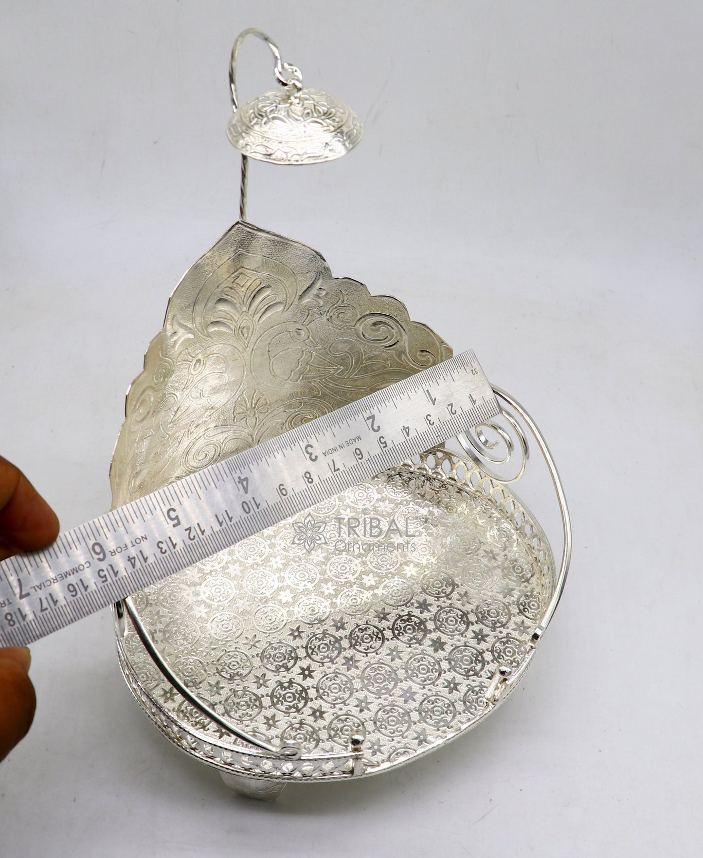 925 sterling silver sterling Sinhasan, singhasan idol god throne, god statue's divine chair, temple puja article collectible article su1112 - TRIBAL ORNAMENTS