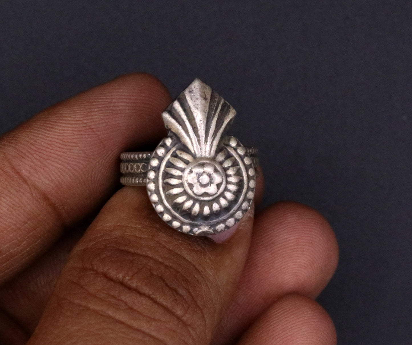 925 sterling silver traditional vintage design fabulous adjustable ring tribal belly dance jewelry !!sr24 - TRIBAL ORNAMENTS