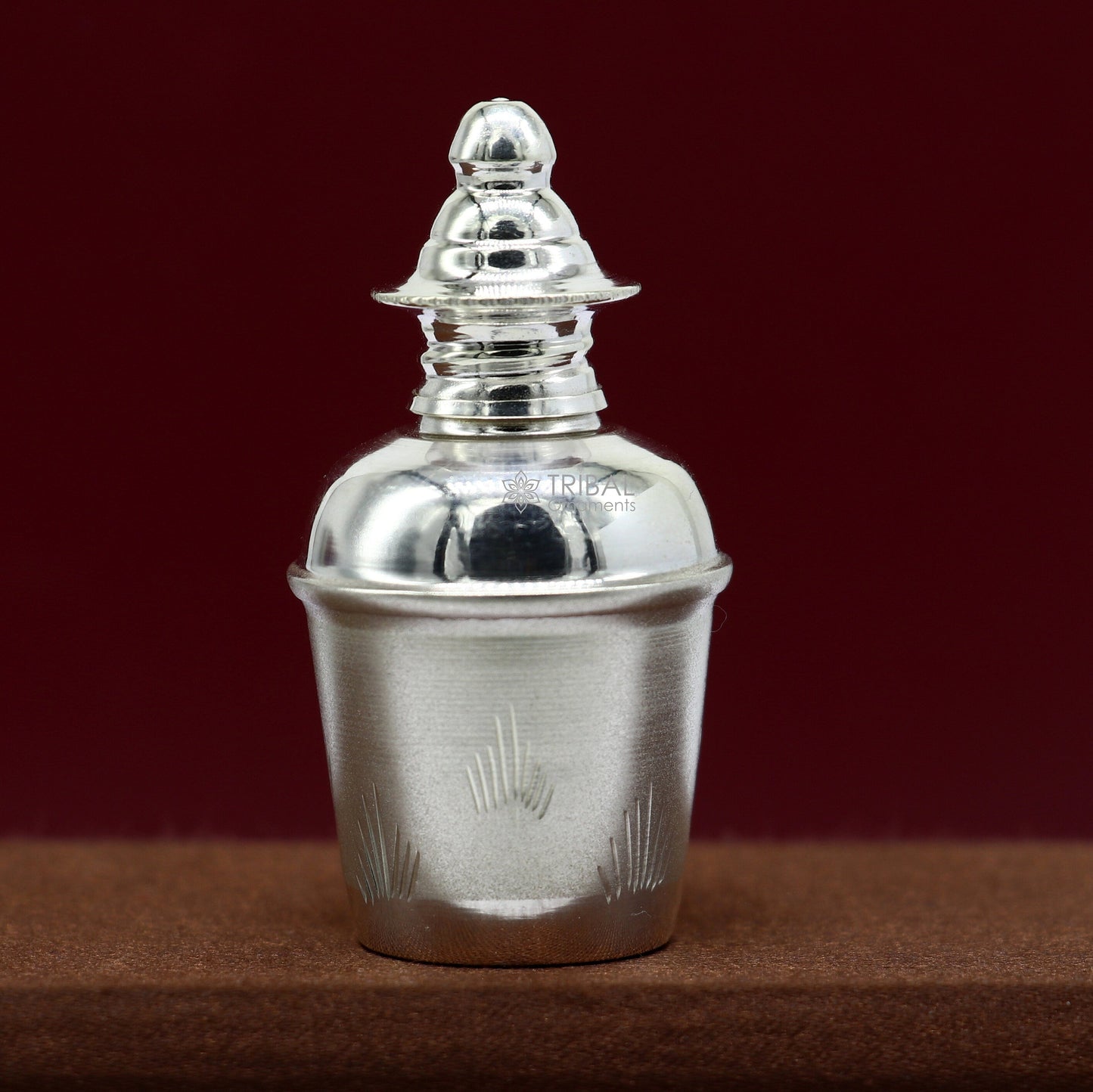 925 sterling silver trinket box, sindoor box/ casket box bridal Vermilion gifts box collection, container box, jewelry box art stb766 - TRIBAL ORNAMENTS