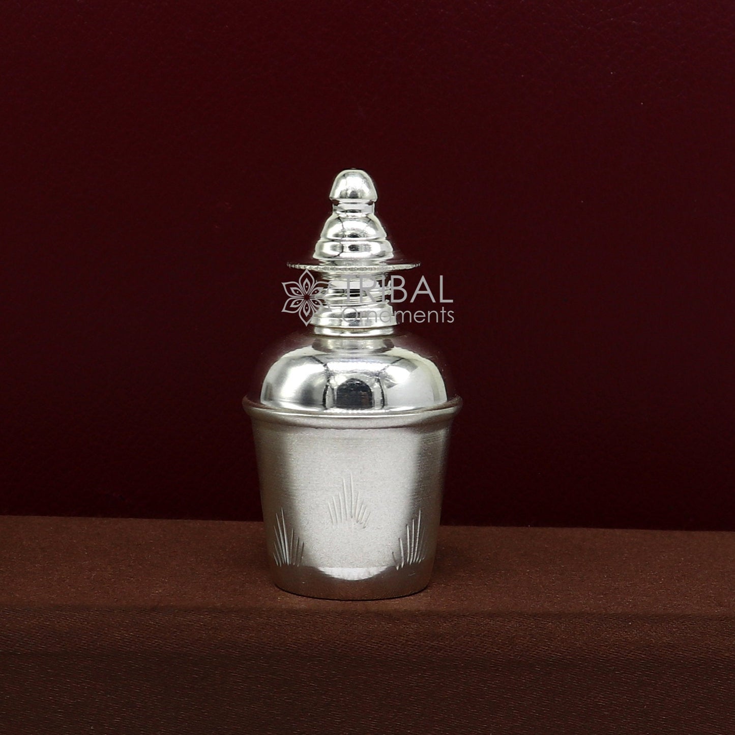 925 sterling silver trinket box, sindoor box/ casket box bridal Vermilion gifts box collection, container box, jewelry box art stb766 - TRIBAL ORNAMENTS