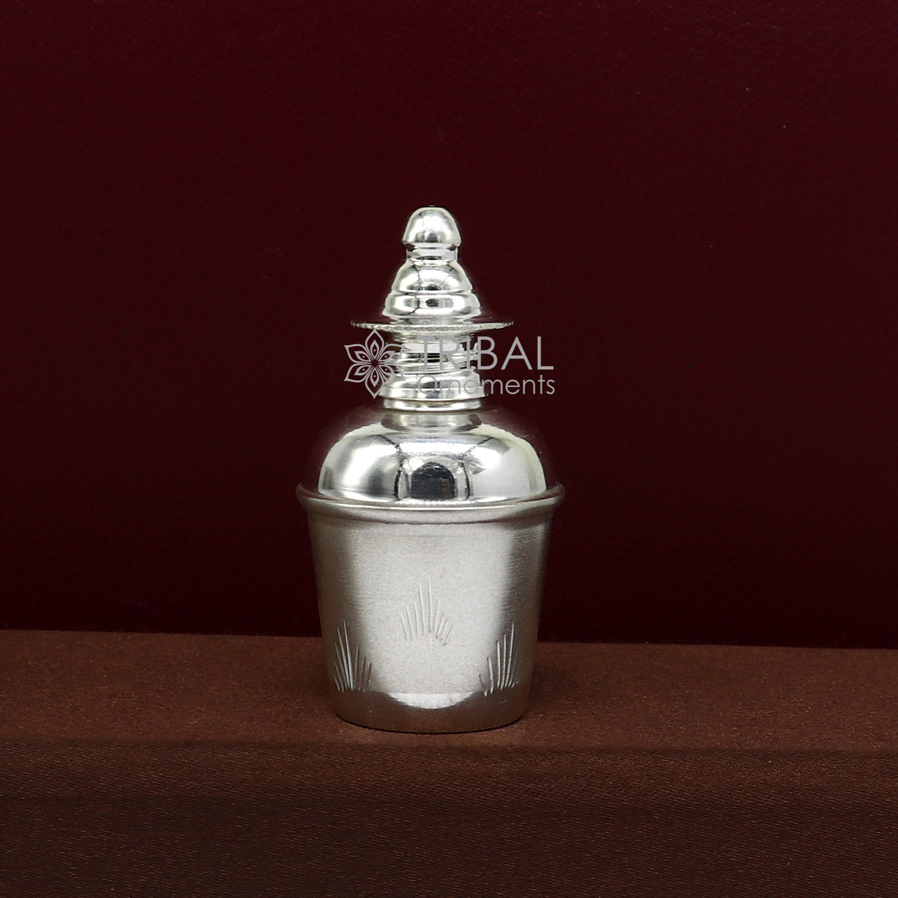 925 sterling silver trinket box, sindoor box/ casket box bridal Vermilion gifts box collection, container box, jewelry box art stb766 - TRIBAL ORNAMENTS