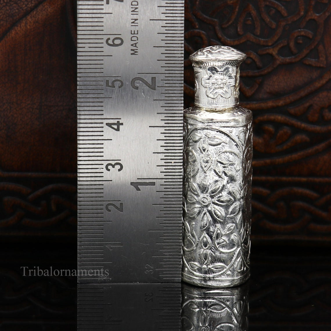 925 sterling silver trinket box, sindoor box/ casket box bridal Vermilion gifts jewelry box collection, container box, jewelry box art stb82 - TRIBAL ORNAMENTS