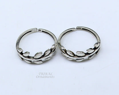 925 sterling silver uniquely handcrafted unique style antique look toe rings. best brides wedding jewelry ethnic  tribal jewelry ytr19 - TRIBAL ORNAMENTS