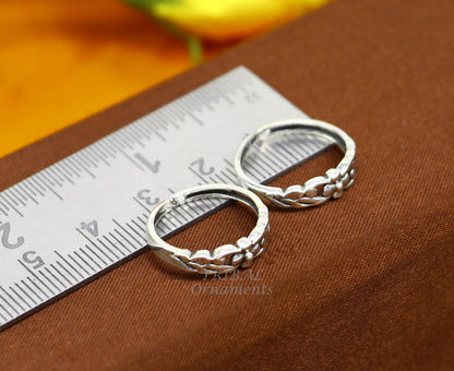 925 sterling silver uniquely handcrafted vintage style oxidized toe rings. best brides wedding jewelry tribal jewelry ytr14 - TRIBAL ORNAMENTS