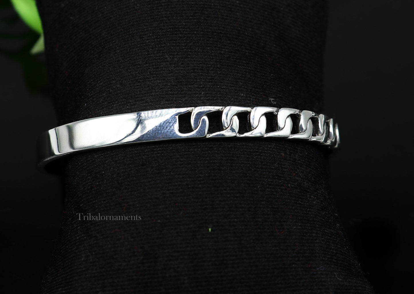 925 sterling silver vintage antique design handmade adjustable cuff bangle bracelet kada customized unisex men's or girl's jewelry nsk369 - TRIBAL ORNAMENTS