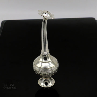 925 sterling silver vintage design Attardani, pooja spray bottle, silver perfume bottle, spray article, puja utensils, best gift su639 - TRIBAL ORNAMENTS
