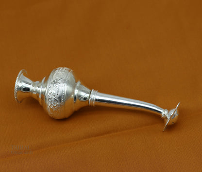 925 sterling silver vintage design Attardani, pooja spray bottle, silver perfume bottle, spray article, puja utensils, best gift su639 - TRIBAL ORNAMENTS