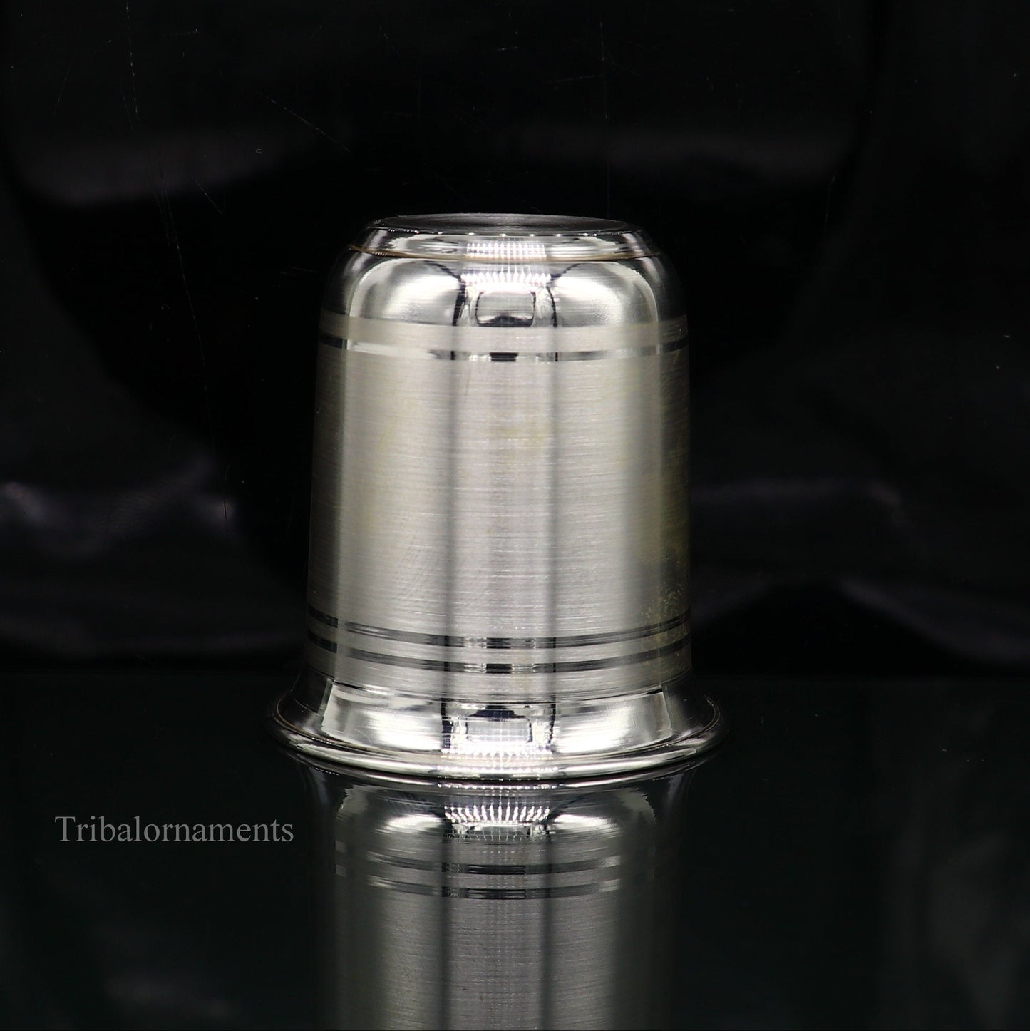 999 fine silver handmade vessel, water/milk Glass tumbler, silver flask, baby kids silver utensils stay healthy water milk cup sv229 - TRIBAL ORNAMENTS
