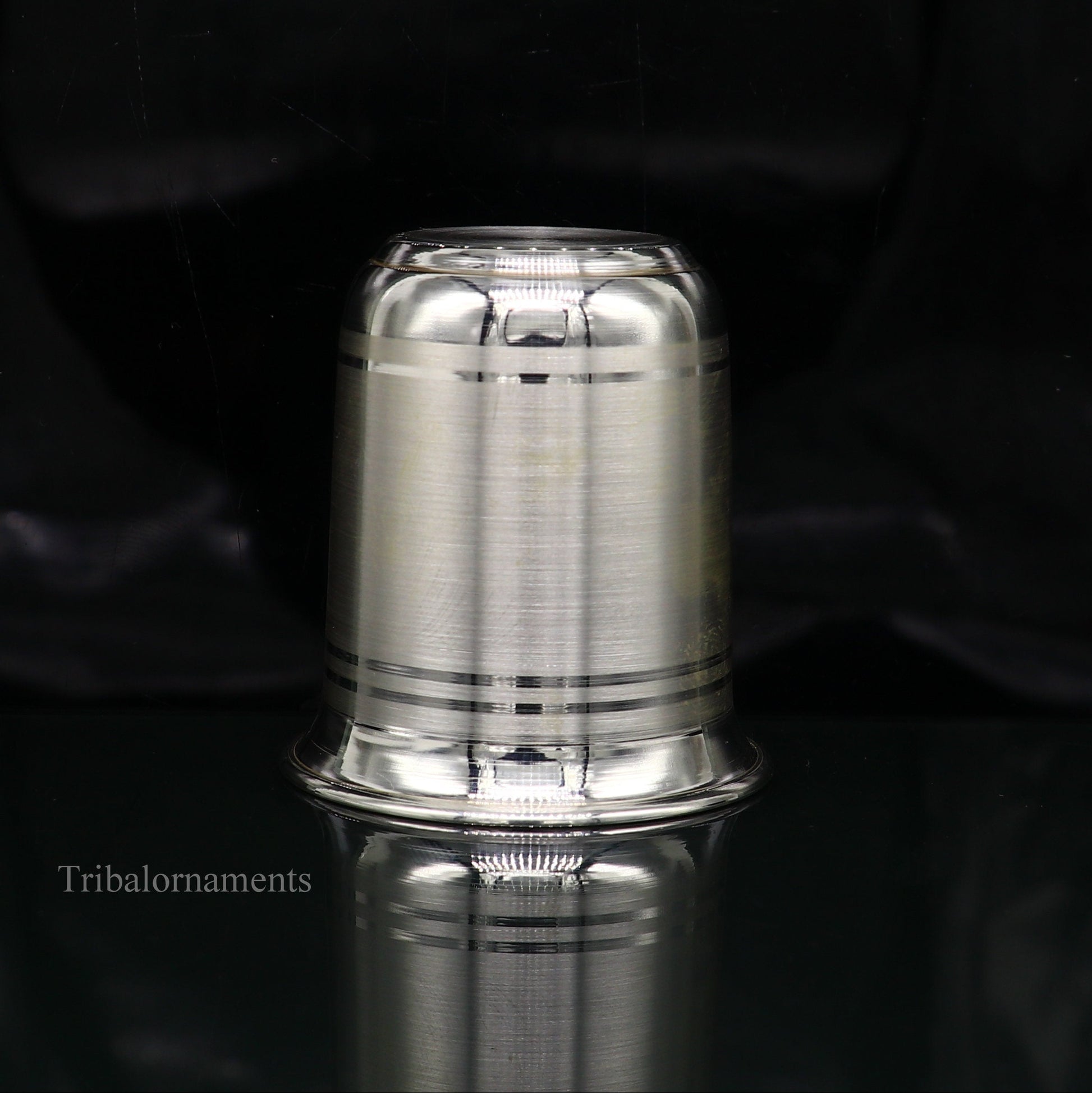 999 fine silver handmade vessel, water/milk Glass tumbler, silver flask, baby kids silver utensils stay healthy water milk cup sv229 - TRIBAL ORNAMENTS