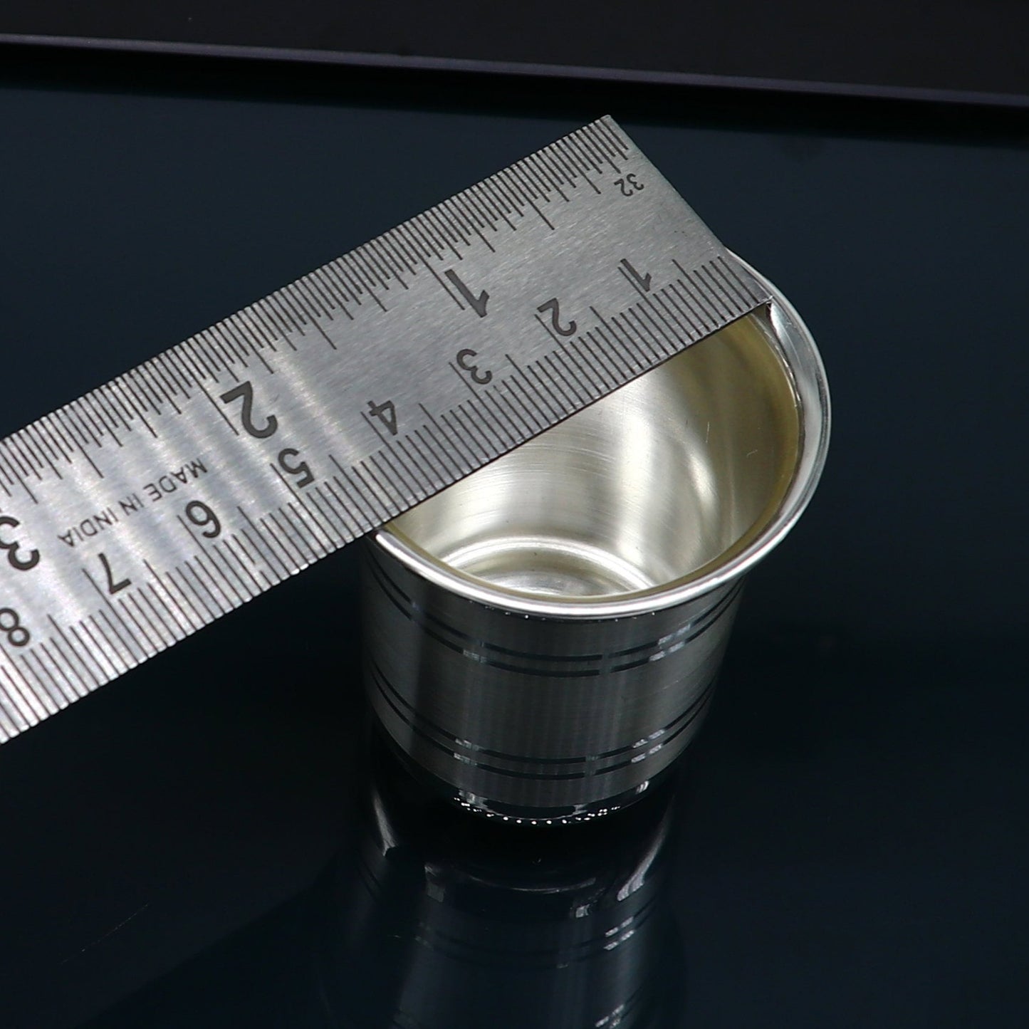 999 fine silver water milk glass and bowl, silver tumbler silver spoon, silver utensils, silver baby set serving food utensils sv199 - TRIBAL ORNAMENTS