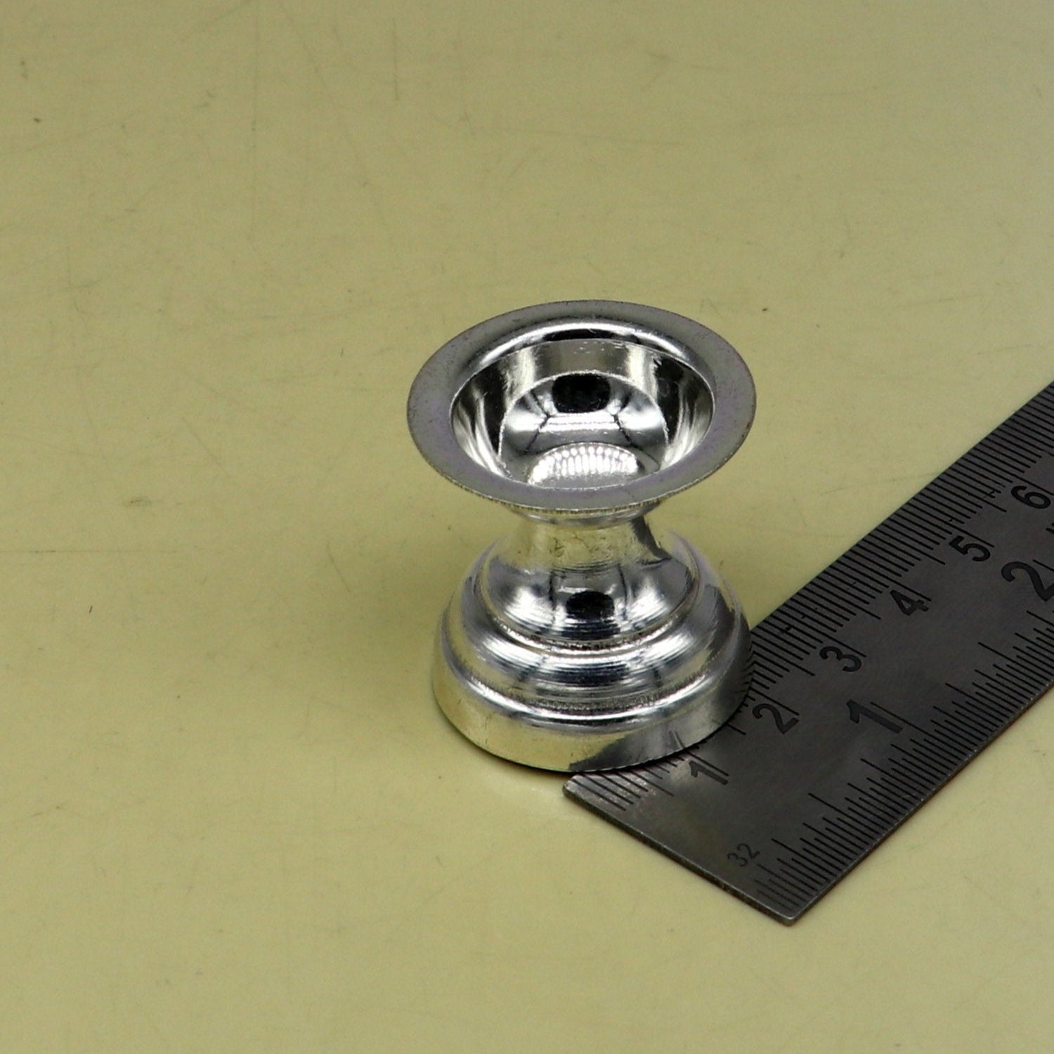 999 pure silver handmade elegant oil lamp, silver home temple utensils, silver diya, deepak, silver vessels, silver art decorative art su082 - TRIBAL ORNAMENTS