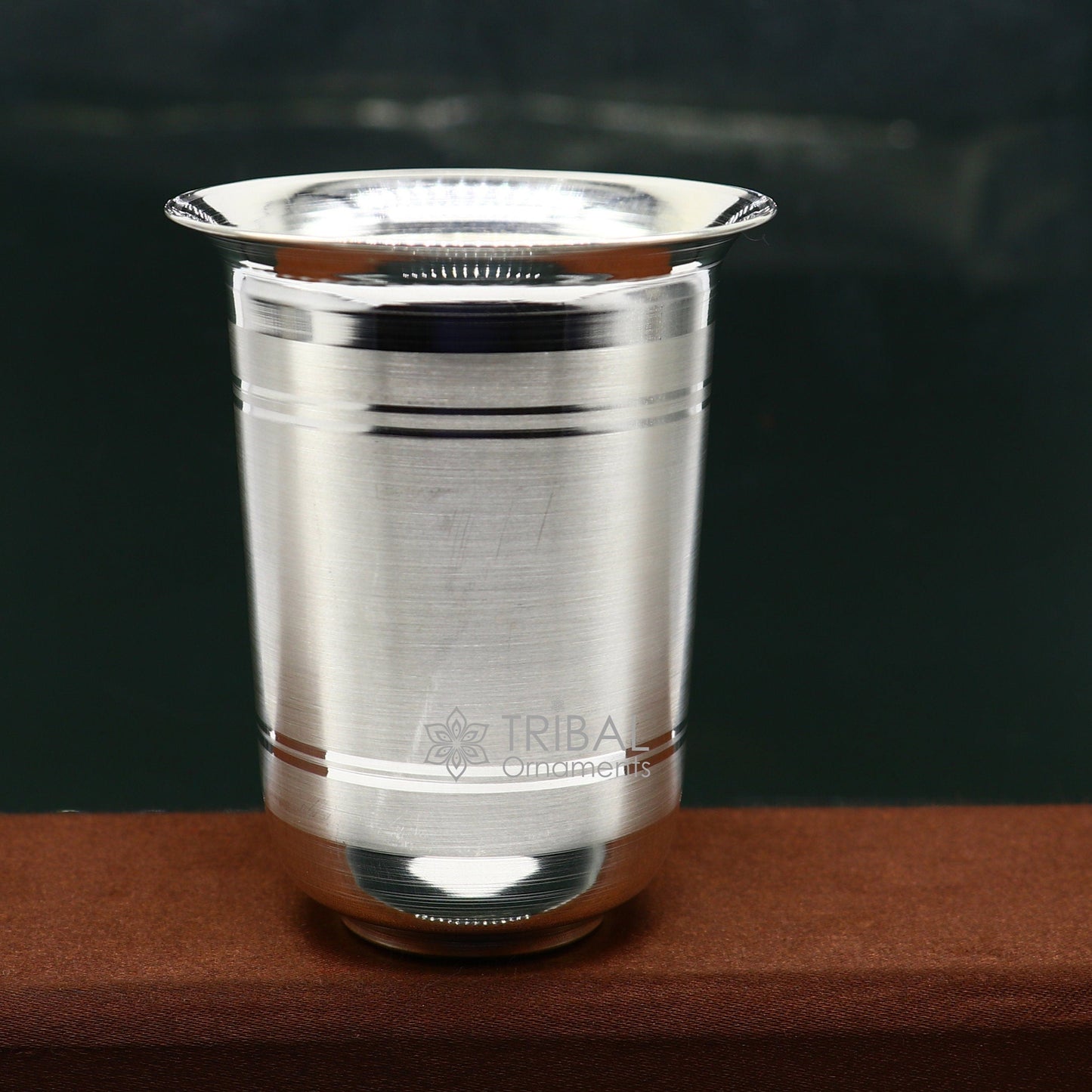 999 pure silver handmade water milk glass tumbler, all sizes silver tumbler, silver baby food dining flask, silver utensils gift sv273 - TRIBAL ORNAMENTS