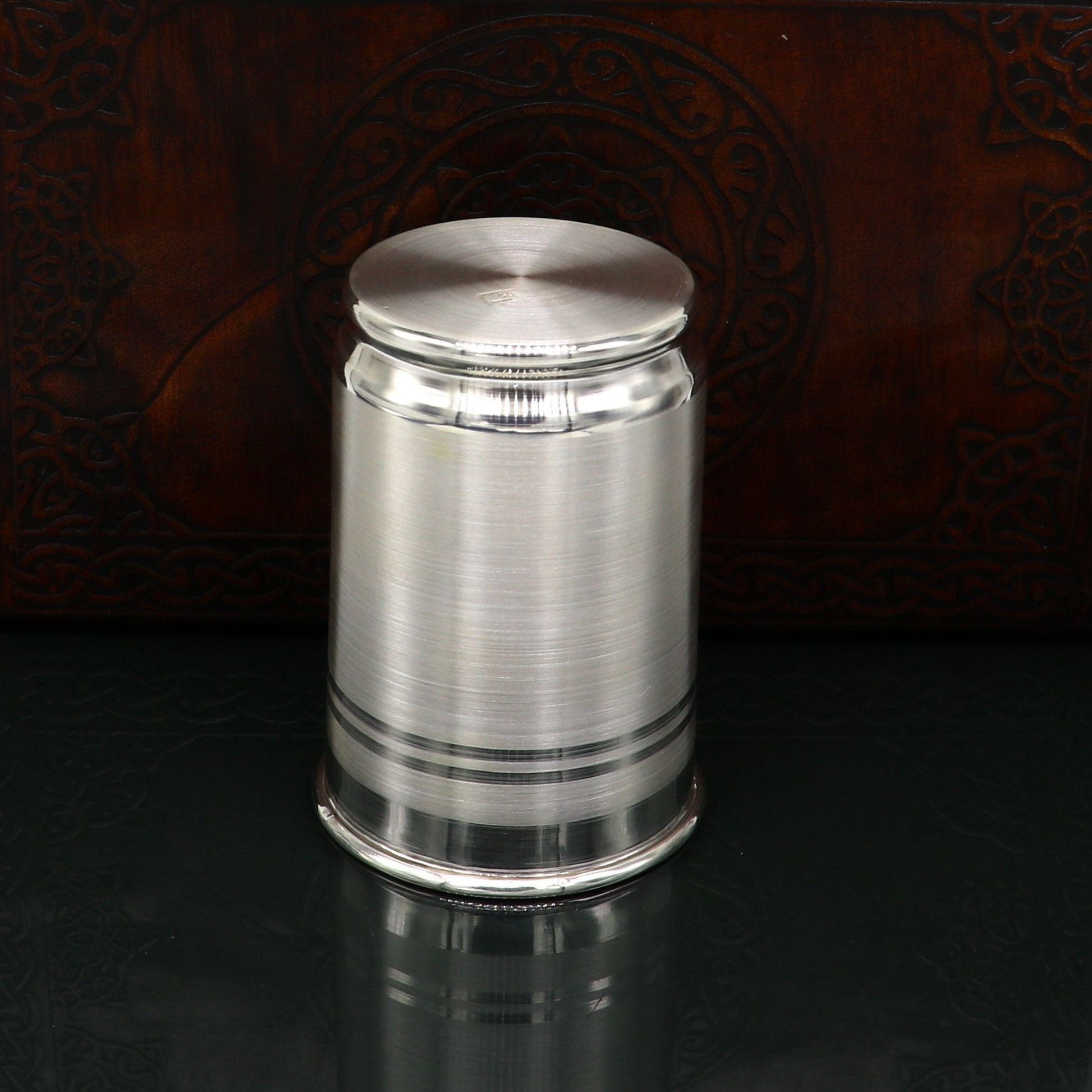 999 pure solid silver handmade water glass or milk tumbler, best silver baby food art, excellent baby gifting utensils, silver article sv123 - TRIBAL ORNAMENTS