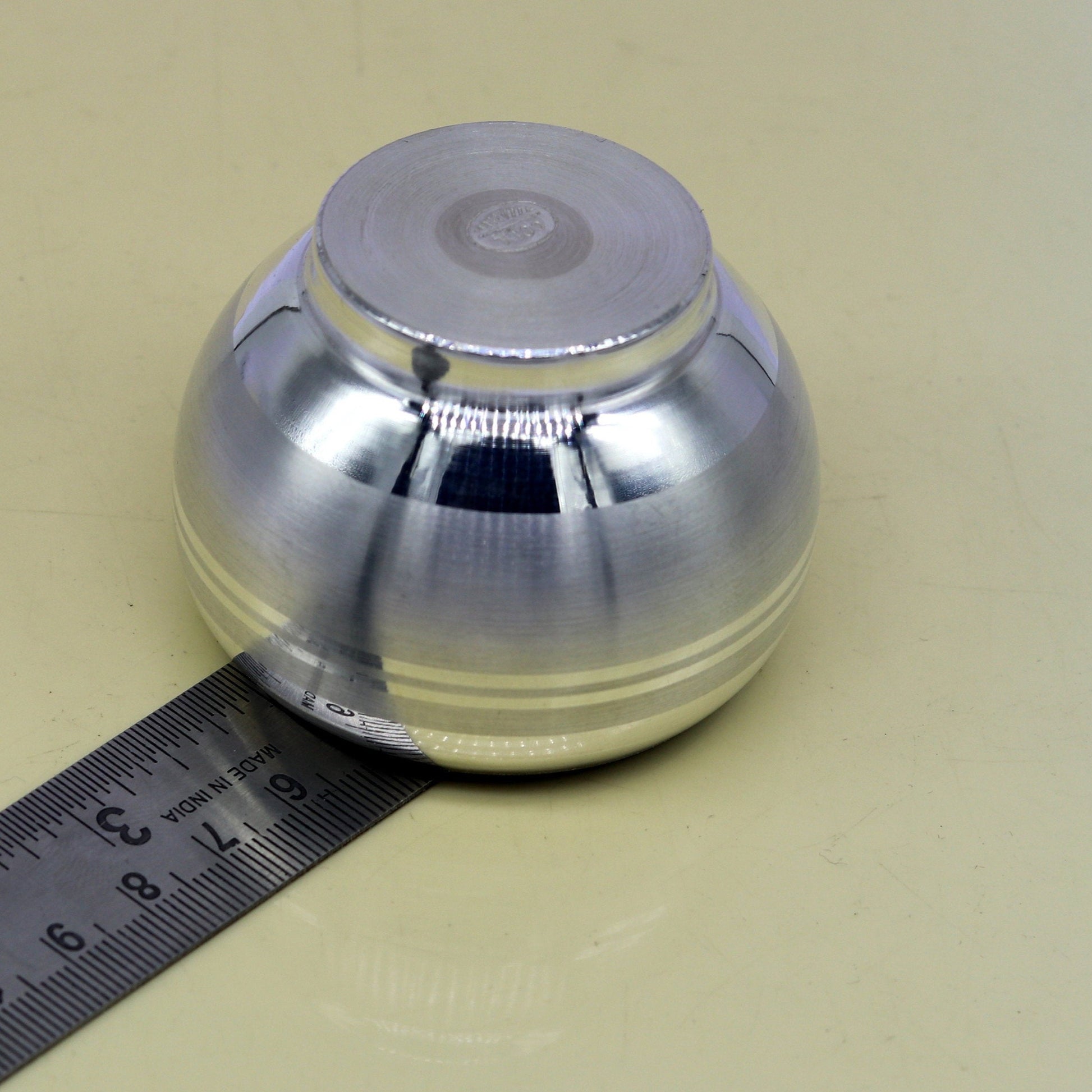 999 pure sterling silver handmade solid silver utensils bowl, puja silver vessel, silver has antibacterial properties, healthy family sv96 - TRIBAL ORNAMENTS