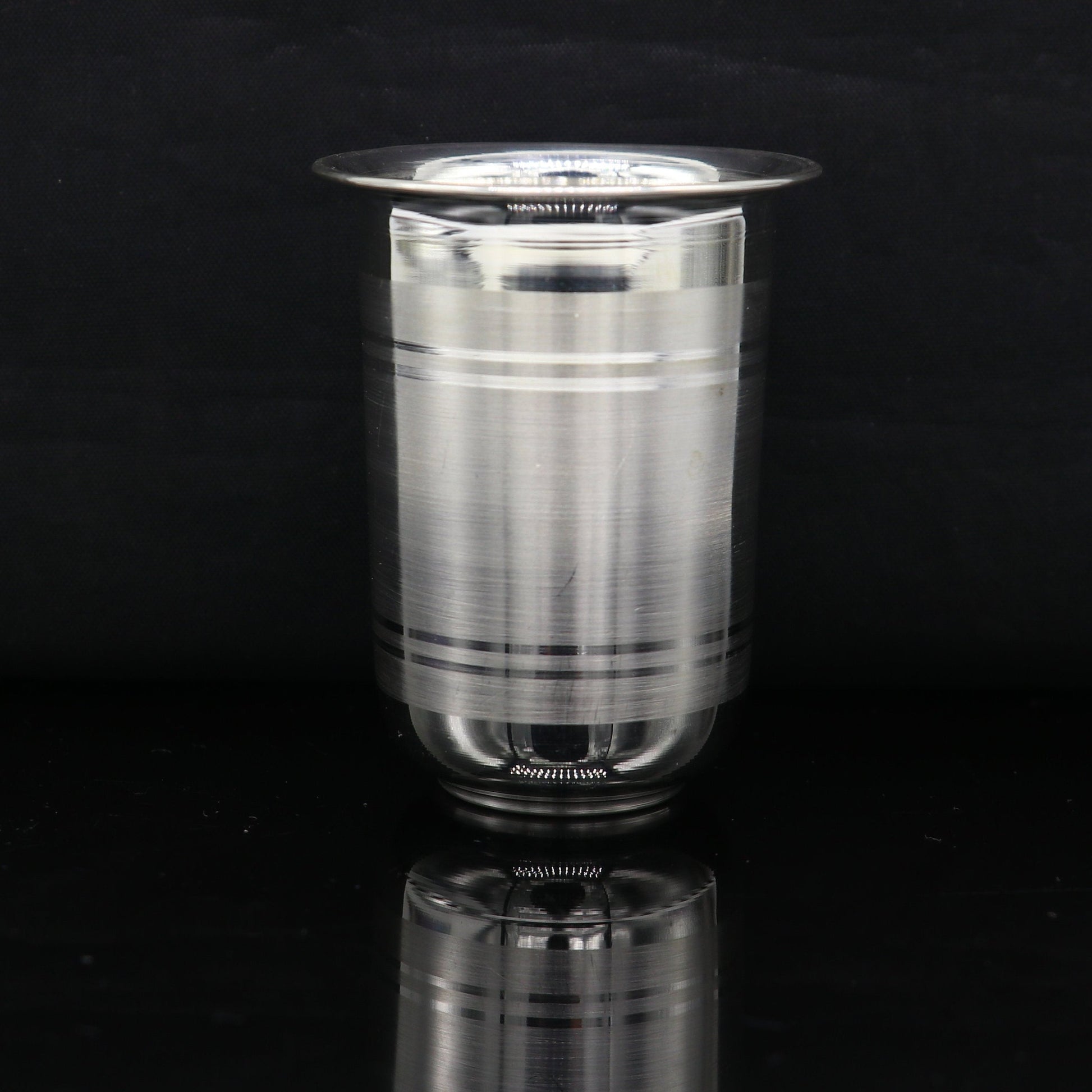 999 silver baby glass set, water/milk Glass tumbler, best gifting silver vodka glass, wine glass set, baby feeding utensils, best gift sv136 - TRIBAL ORNAMENTS