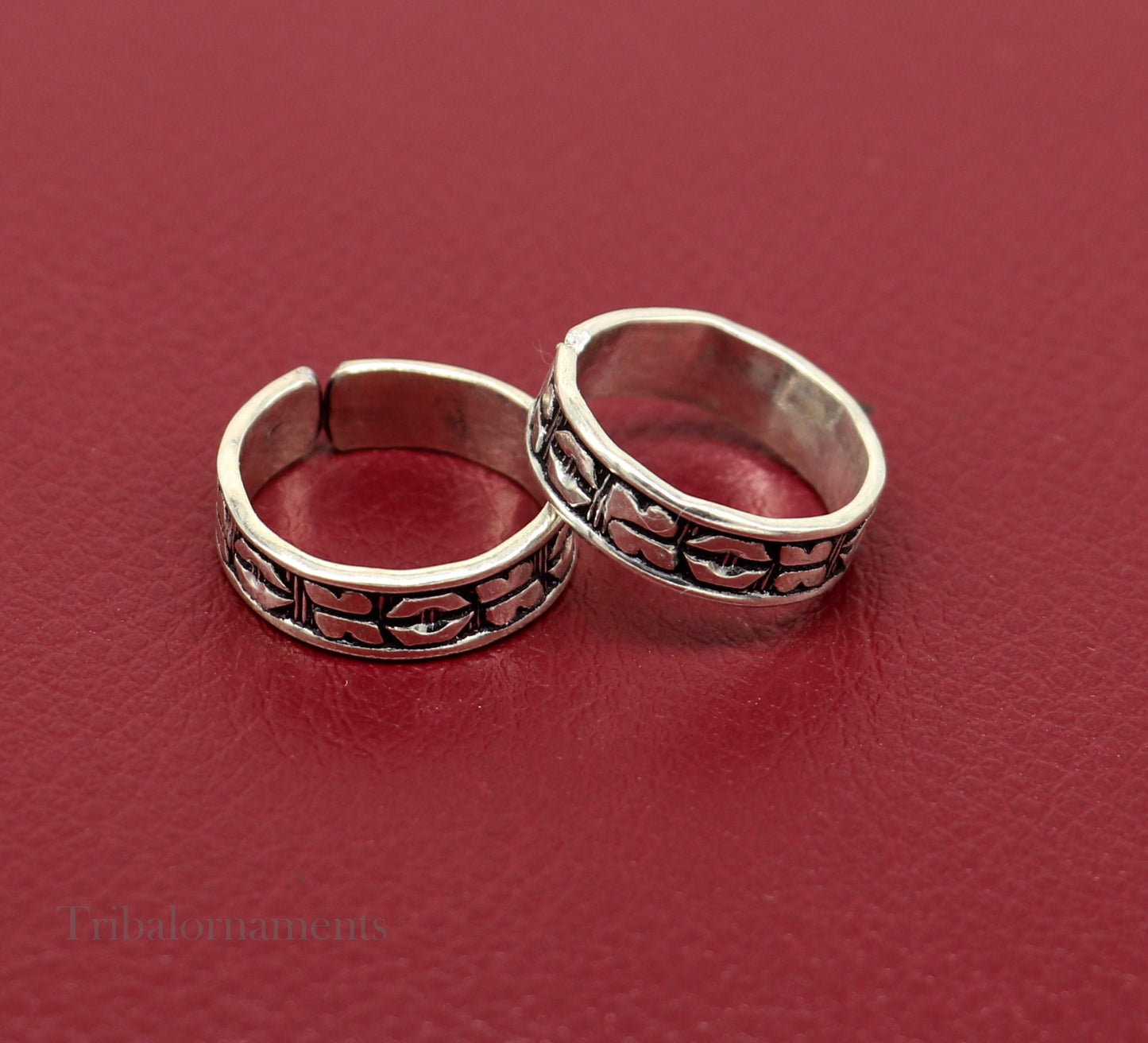 Adjustable Toe ring 92.5 sterling silver handmade elegant design toe ring, toe band stylish modern women's brides jewelry from india toer106 - TRIBAL ORNAMENTS