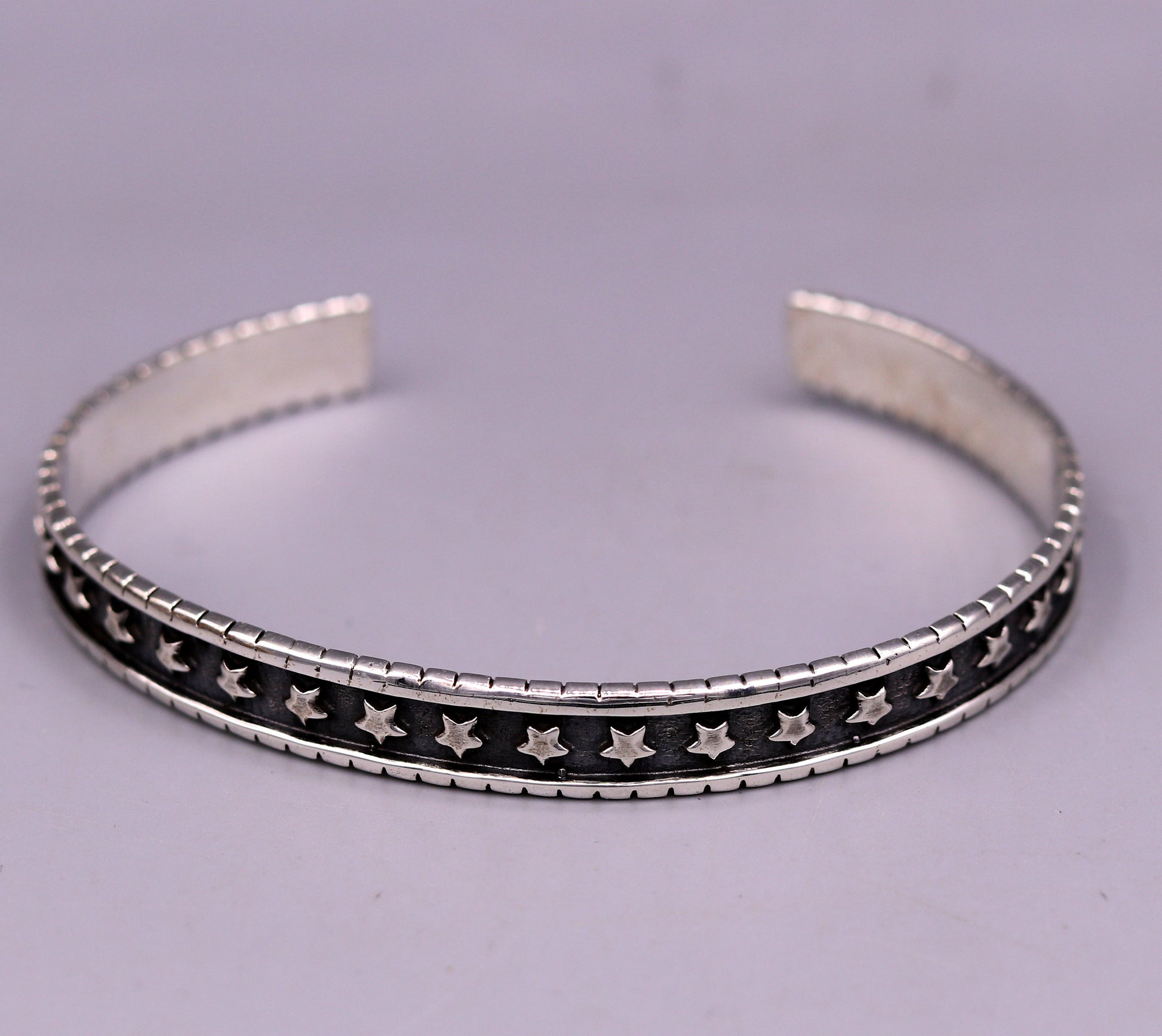 Amazing Vintage antique design 925 sterling silver cuff bangle bracelet adjustable kada unisex personalized gifting jewelry nsk145 - TRIBAL ORNAMENTS