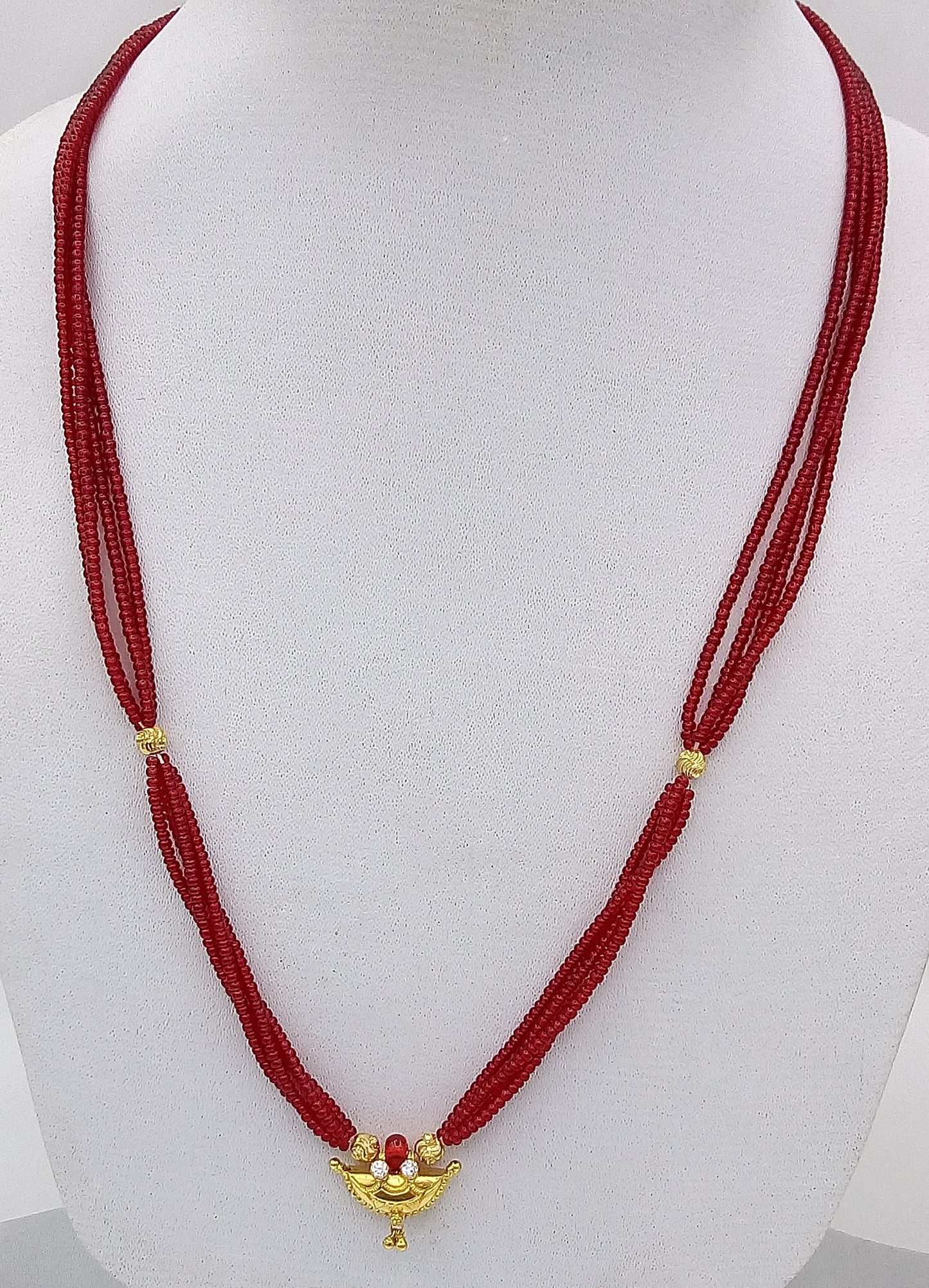 Awesome 20karat yellow gold amulet pendant excellent stylish jewelry for girl's women's from tribal Rajasthan india - TRIBAL ORNAMENTS