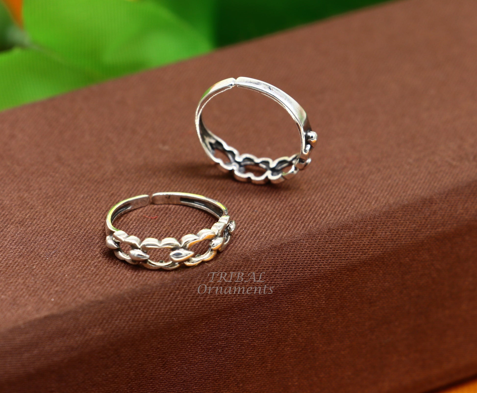 Brides jewelry 925 sterling silver handcrafted unique design vintage ethnic design toe ring for girl's women's ethnic tribal jewelry ytr28 - TRIBAL ORNAMENTS