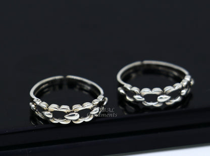 Brides jewelry 925 sterling silver handcrafted unique design vintage ethnic design toe ring for girl's women's ethnic tribal jewelry ytr28 - TRIBAL ORNAMENTS