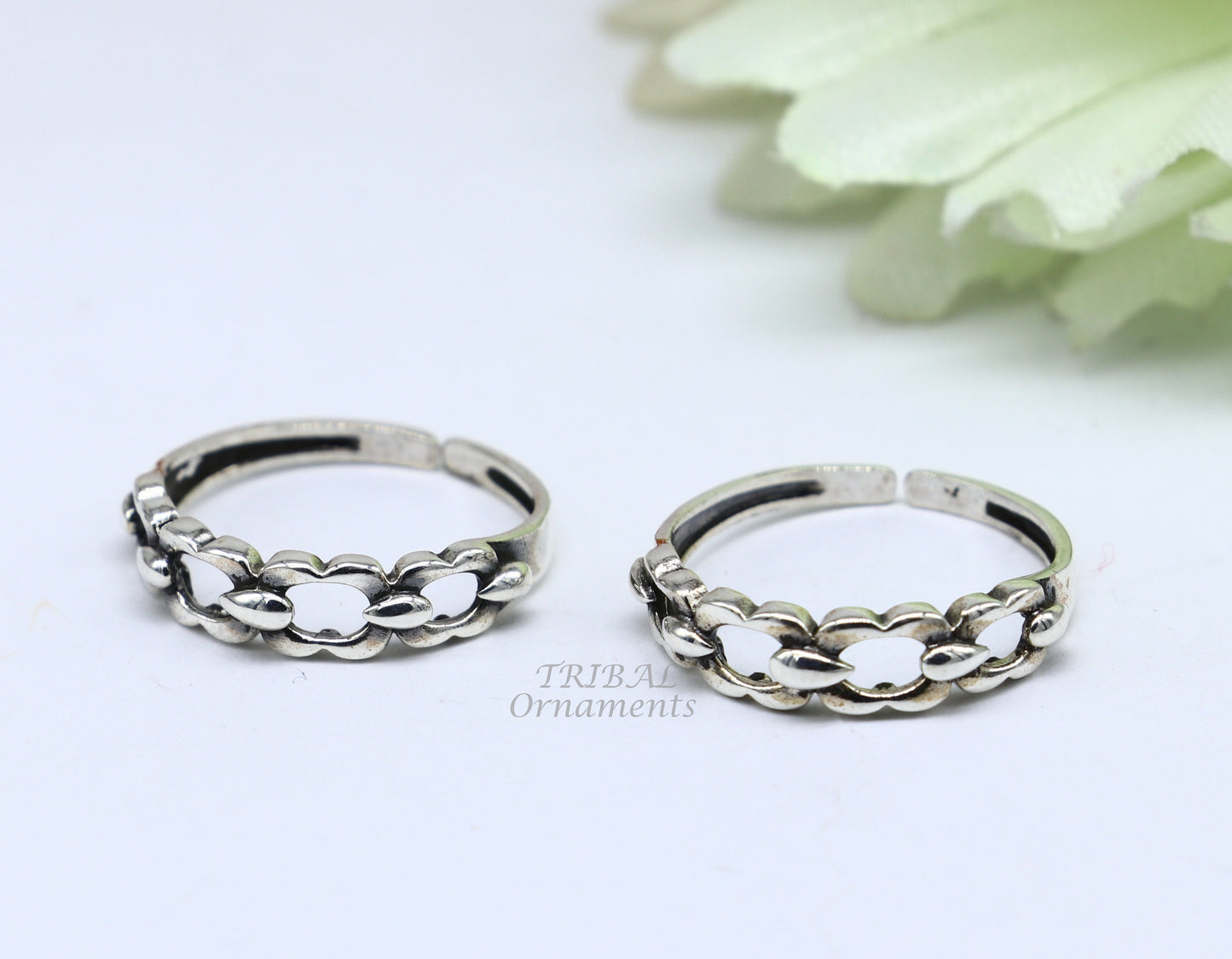 Brides jewelry 925 sterling silver handcrafted unique design vintage ethnic design toe ring for girl's women's ethnic tribal jewelry ytr28 - TRIBAL ORNAMENTS