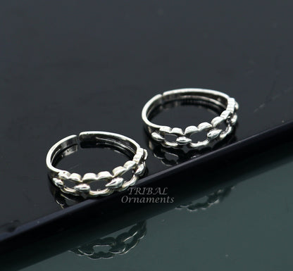 Brides jewelry 925 sterling silver handcrafted unique design vintage ethnic design toe ring for girl's women's ethnic tribal jewelry ytr28 - TRIBAL ORNAMENTS