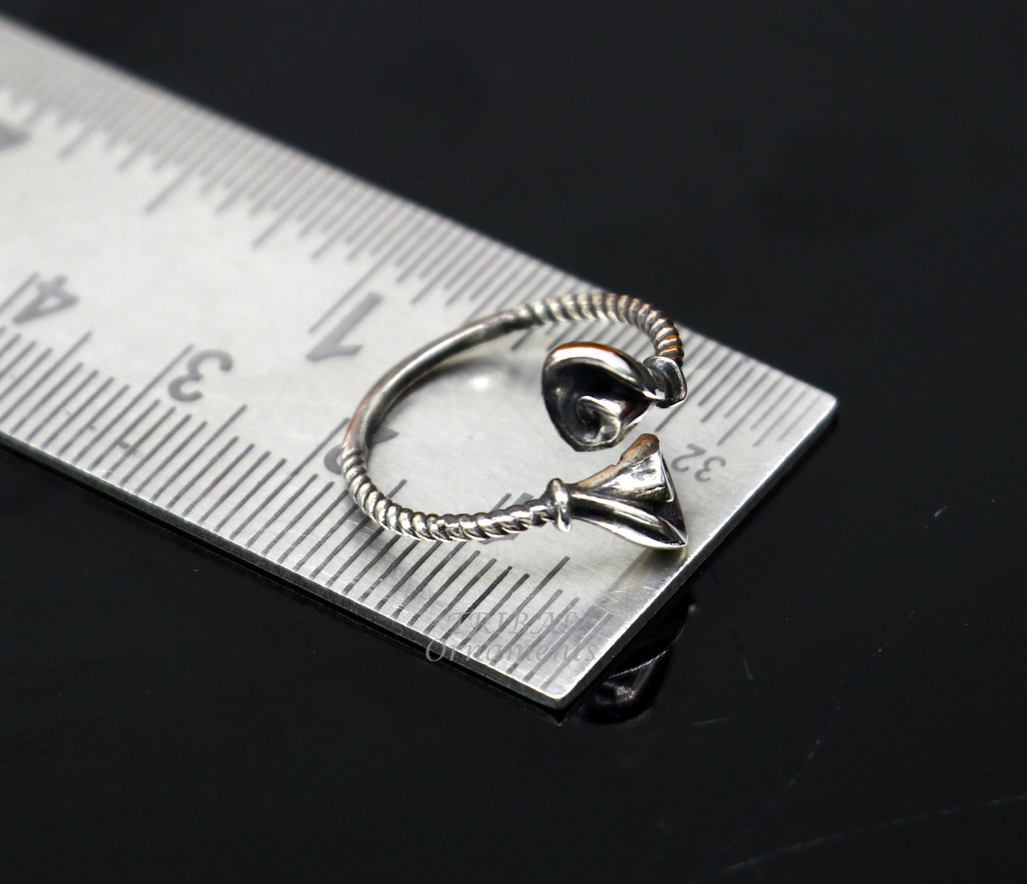 Brides jewelry 925 sterling silver handcrafted unique design vintage ethnic design toe ring for girl's women's ethnic tribal jewelry ytr29 - TRIBAL ORNAMENTS