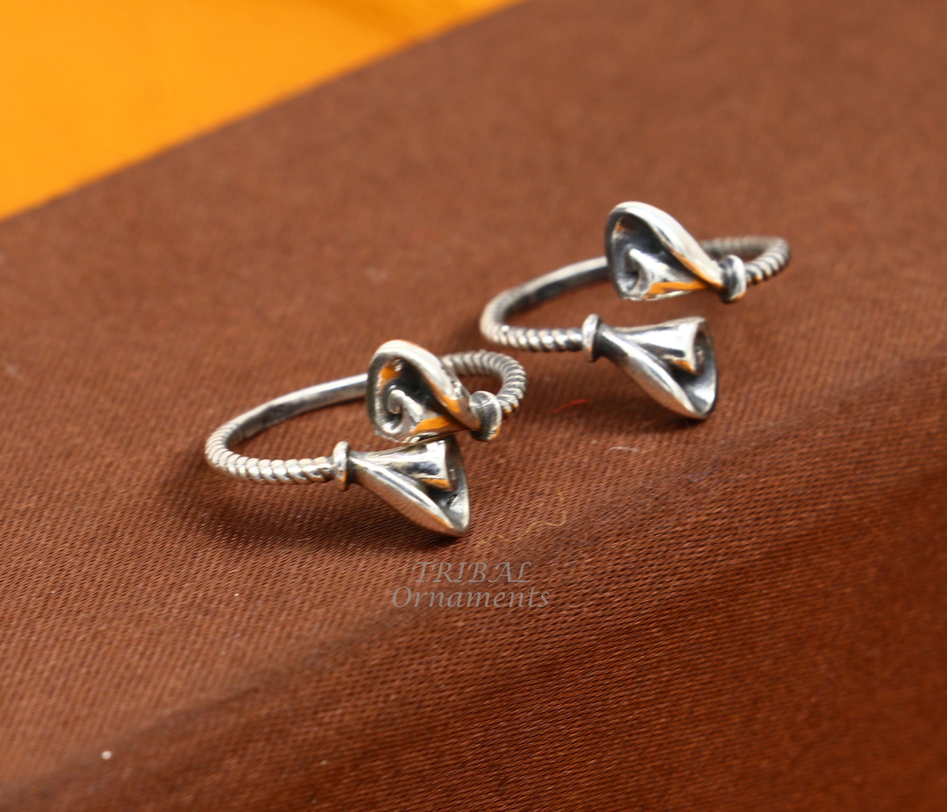 Brides jewelry 925 sterling silver handcrafted unique design vintage ethnic design toe ring for girl's women's ethnic tribal jewelry ytr29 - TRIBAL ORNAMENTS