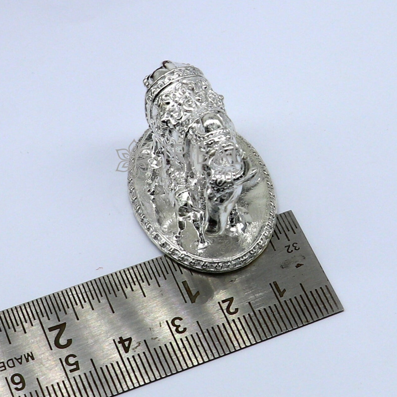 Divine cow with calf 925 sterling silver vintage design Kamdhenu cow, deity's cow, wishing cow, silver worshipping puja art653 - TRIBAL ORNAMENTS