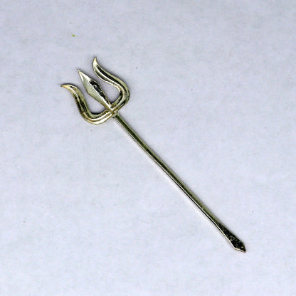 Divine Lord shiva Trident, Solid sterling silver Trishul puja article utensils, goddess trishul trident , god accessories  from india su343 - TRIBAL ORNAMENTS