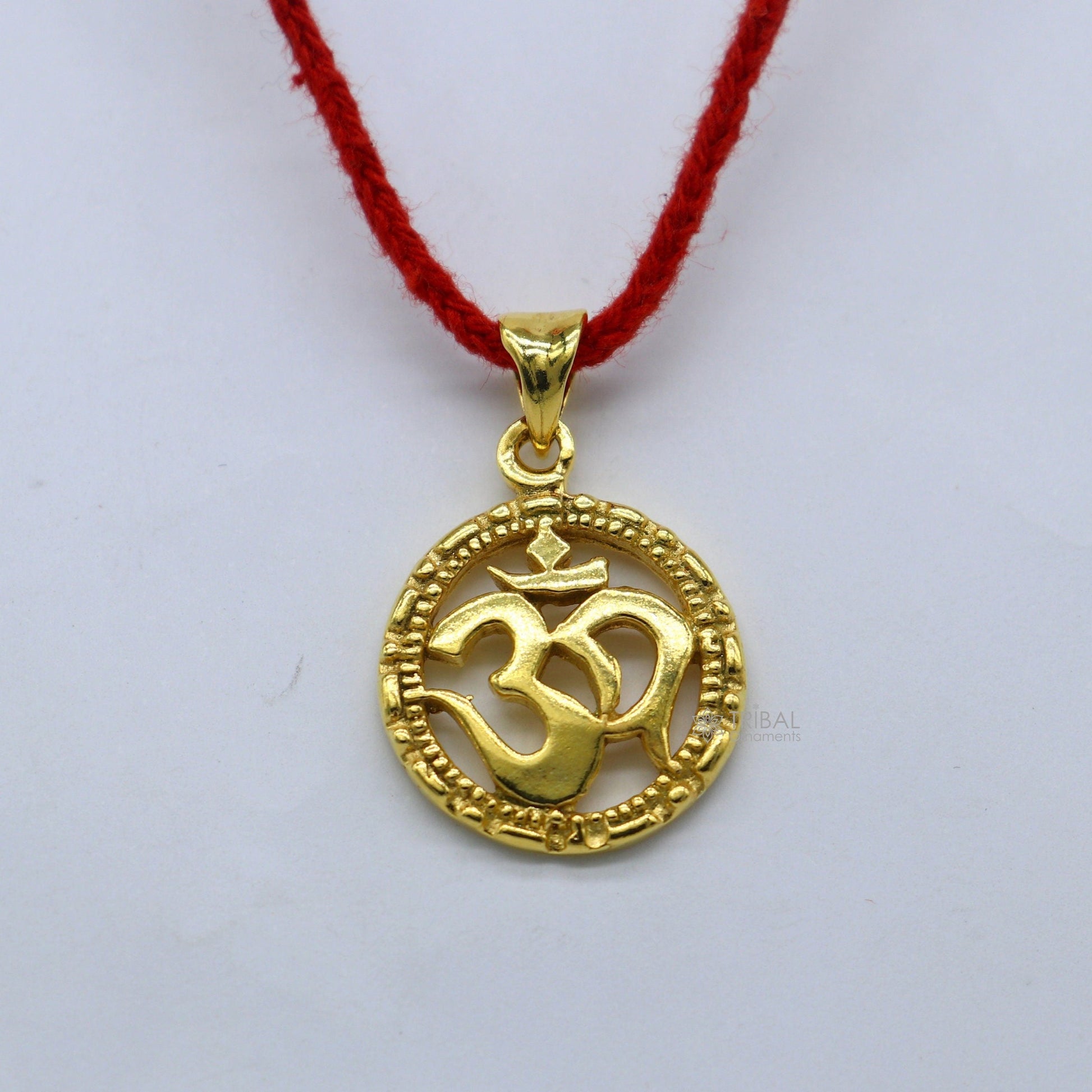 Divine  matra pendant 925 sterling silver handmade OM 'AUM' pendant, amazing stylish unisex pendant locket  gold polished jewelry nsp606 - TRIBAL ORNAMENTS