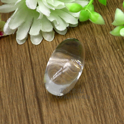 Divine natural sphatik crystal Shiva lingam statue for wealth and prosperity, detailed crystal sculpture for puja rituals.