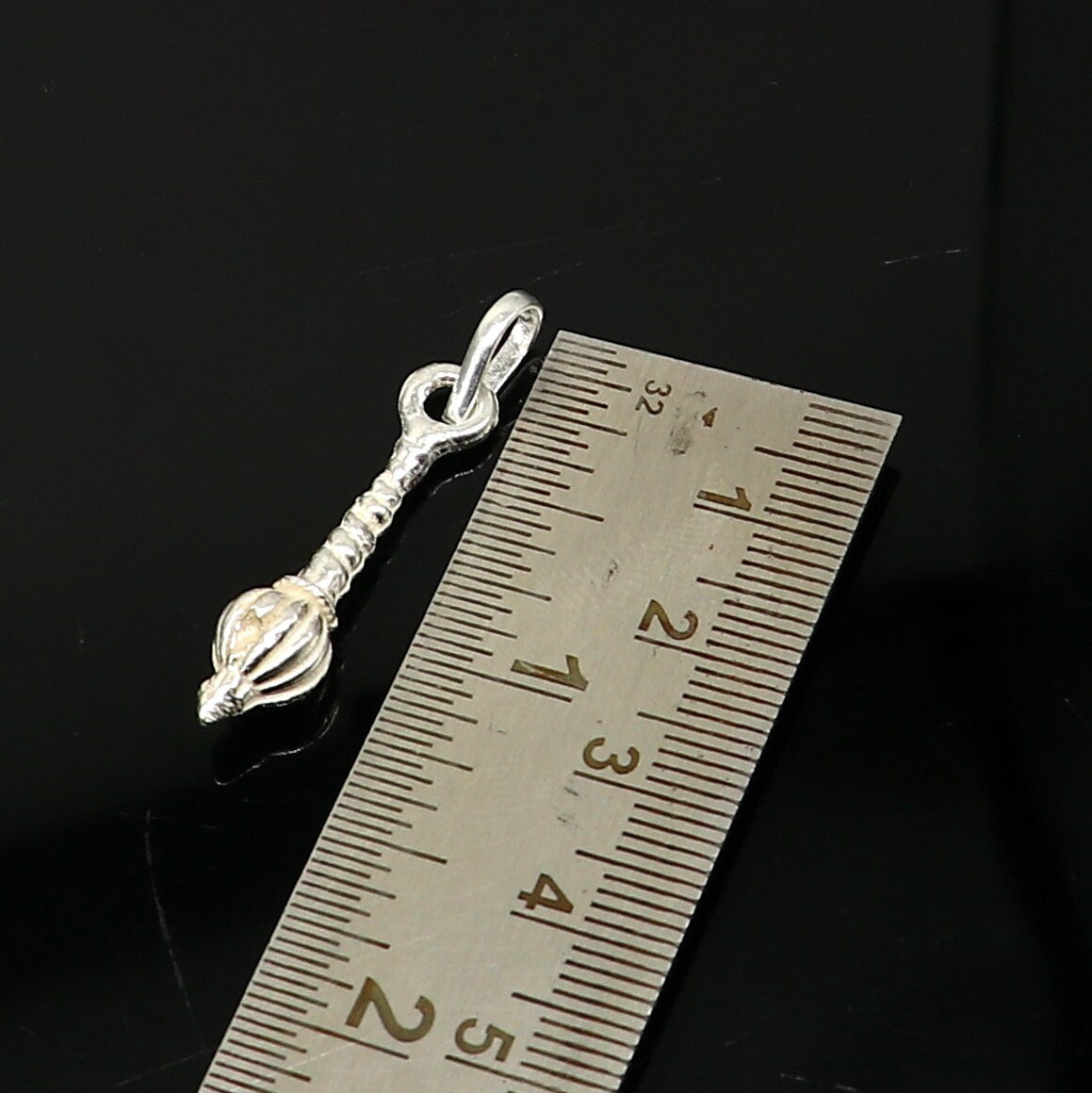 Exclusive design solid 925 sterling silver excellent unique hanuman gota/ gada design stylish unisex gifting pendant jewelry NSP569 - TRIBAL ORNAMENTS