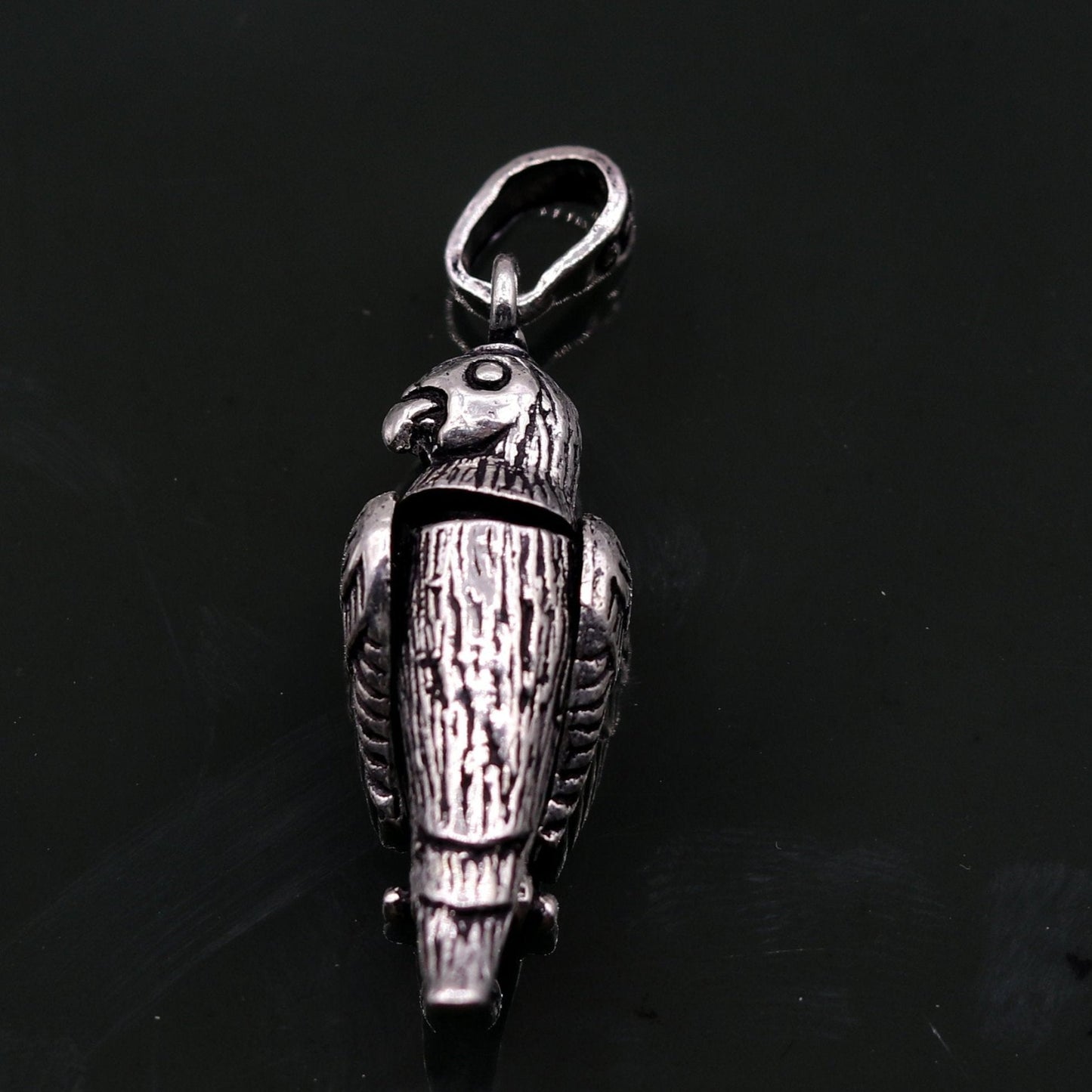 Fabulous parrot shape flexible 925 sterling silver handmade pretty attractive tiny pendant locket excellent unisex gifting jewelry nsp210 - TRIBAL ORNAMENTS