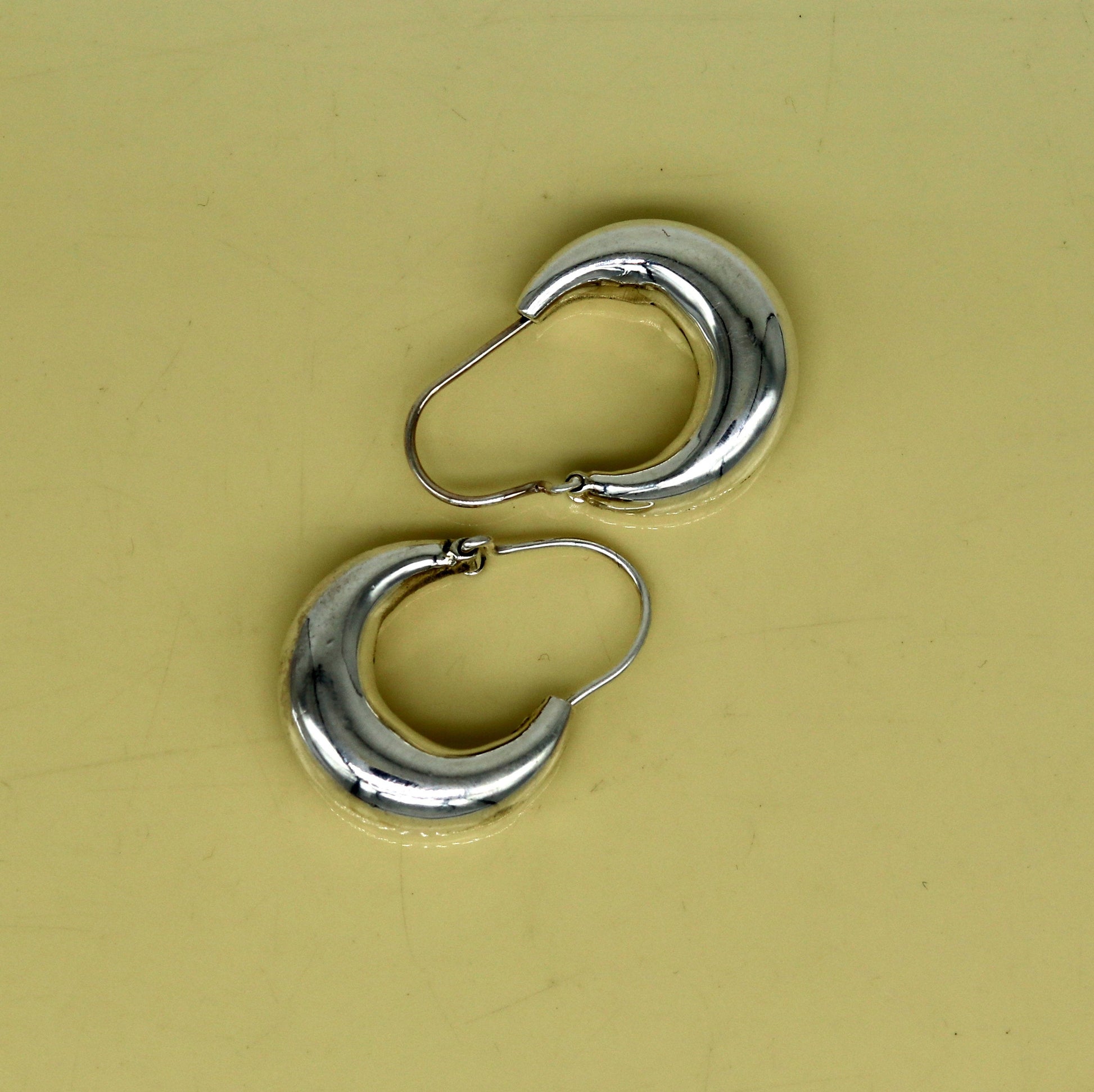 Handmade 925 sterling silver jewelry, fabulous vintage stylish customized hoops earrings bali tribal ethnic personalized jewelry ske1 - TRIBAL ORNAMENTS