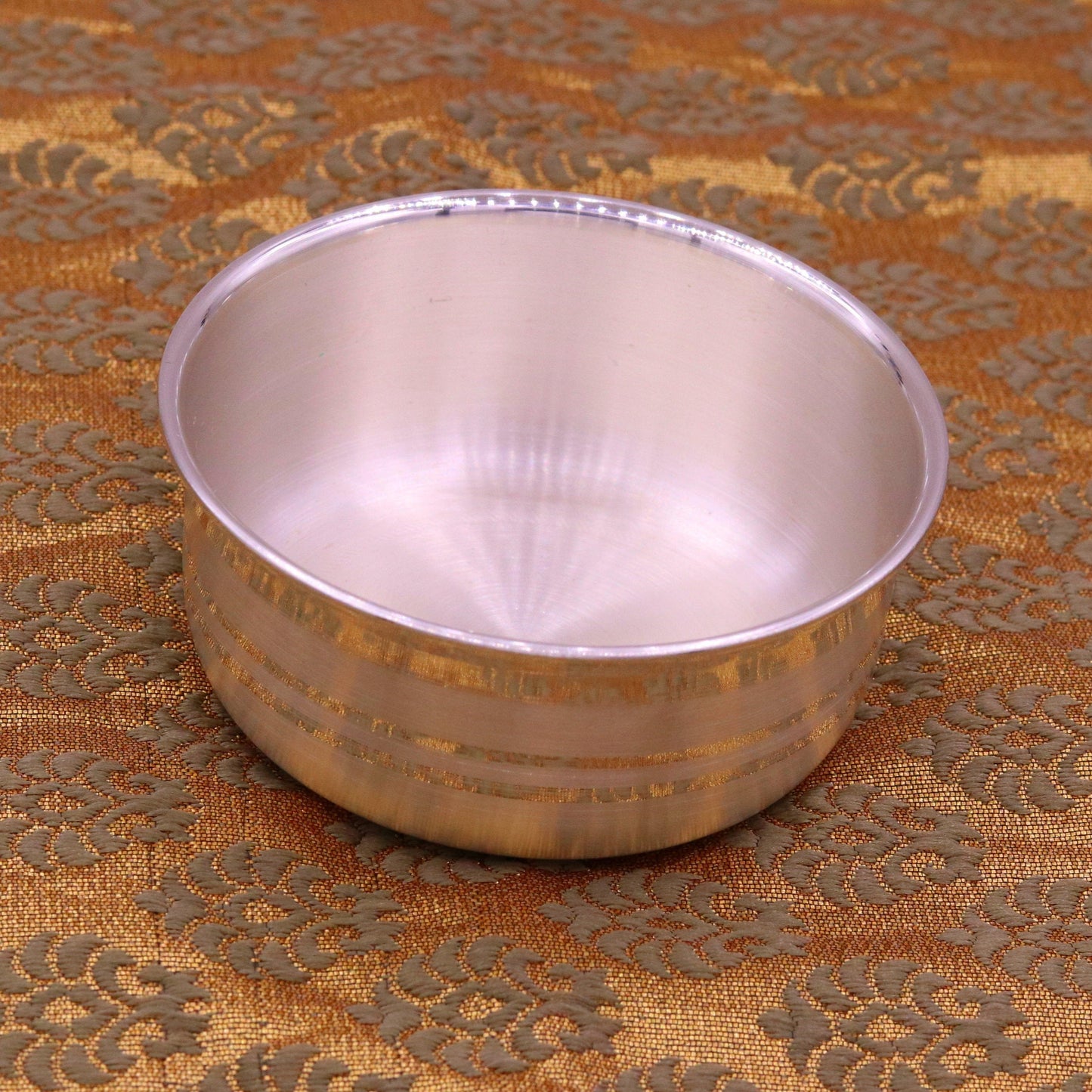 Handmade 999 solid silver baby bowl, excellent silver utensils from india, plain high quality silver vessels, silver kitchen utensils sv06 - TRIBAL ORNAMENTS