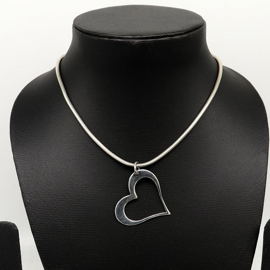 Handmade solid 925 sterling silver heart pendant, excellent unique design stylish unisex personalized gift pendant jewelry from india ssp521 - TRIBAL ORNAMENTS