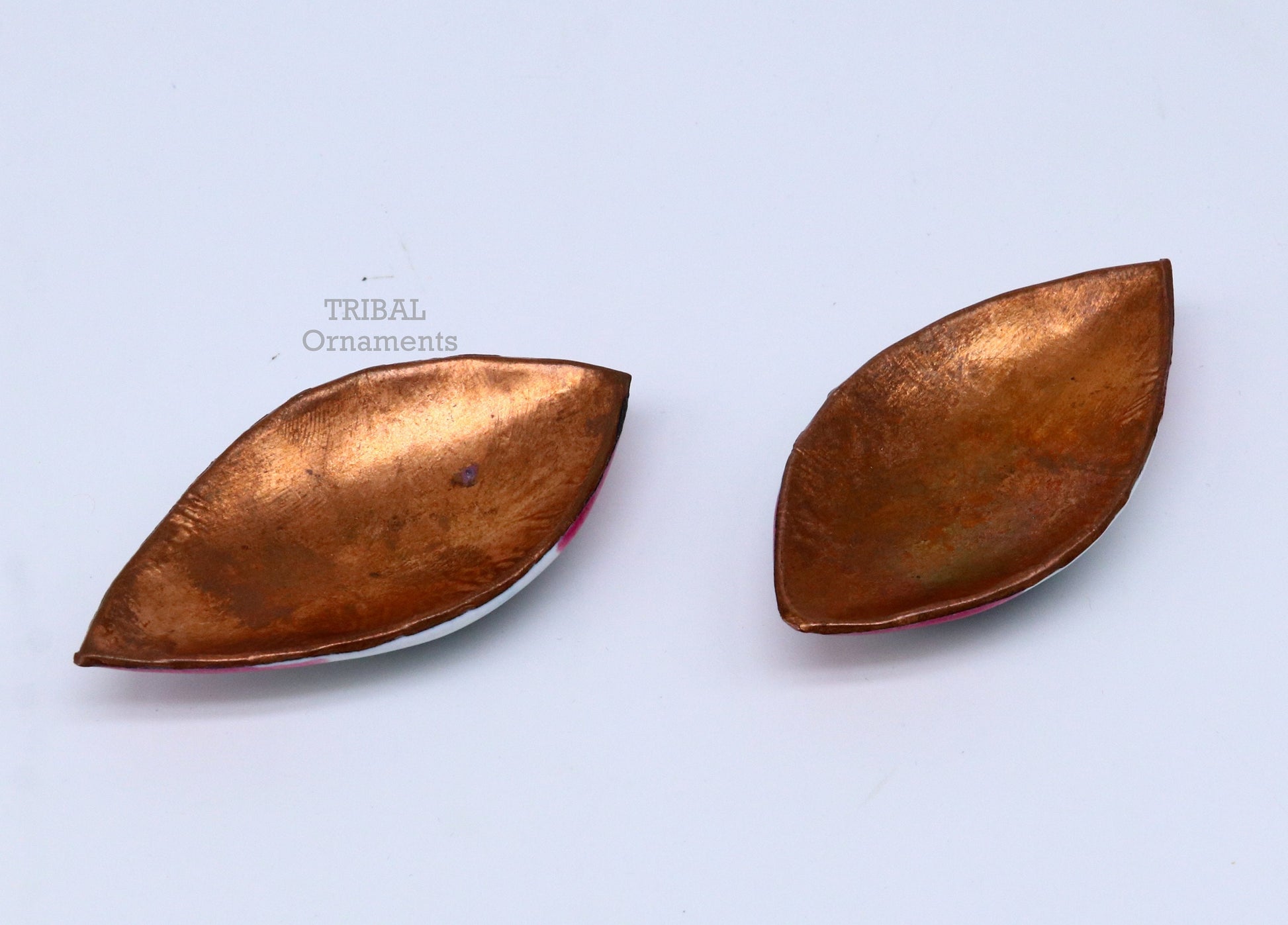 Handmade solid copper enamel eyes for statues or sculpture, best for eyes in idol statues, deities sculptures, temple articles su780 - TRIBAL ORNAMENTS