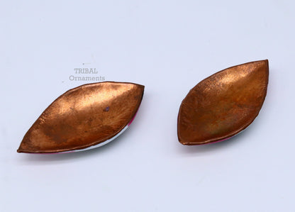Handmade solid copper enamel eyes for statues or sculpture, best for eyes in idol statues, deities sculptures, temple articles su780 - TRIBAL ORNAMENTS