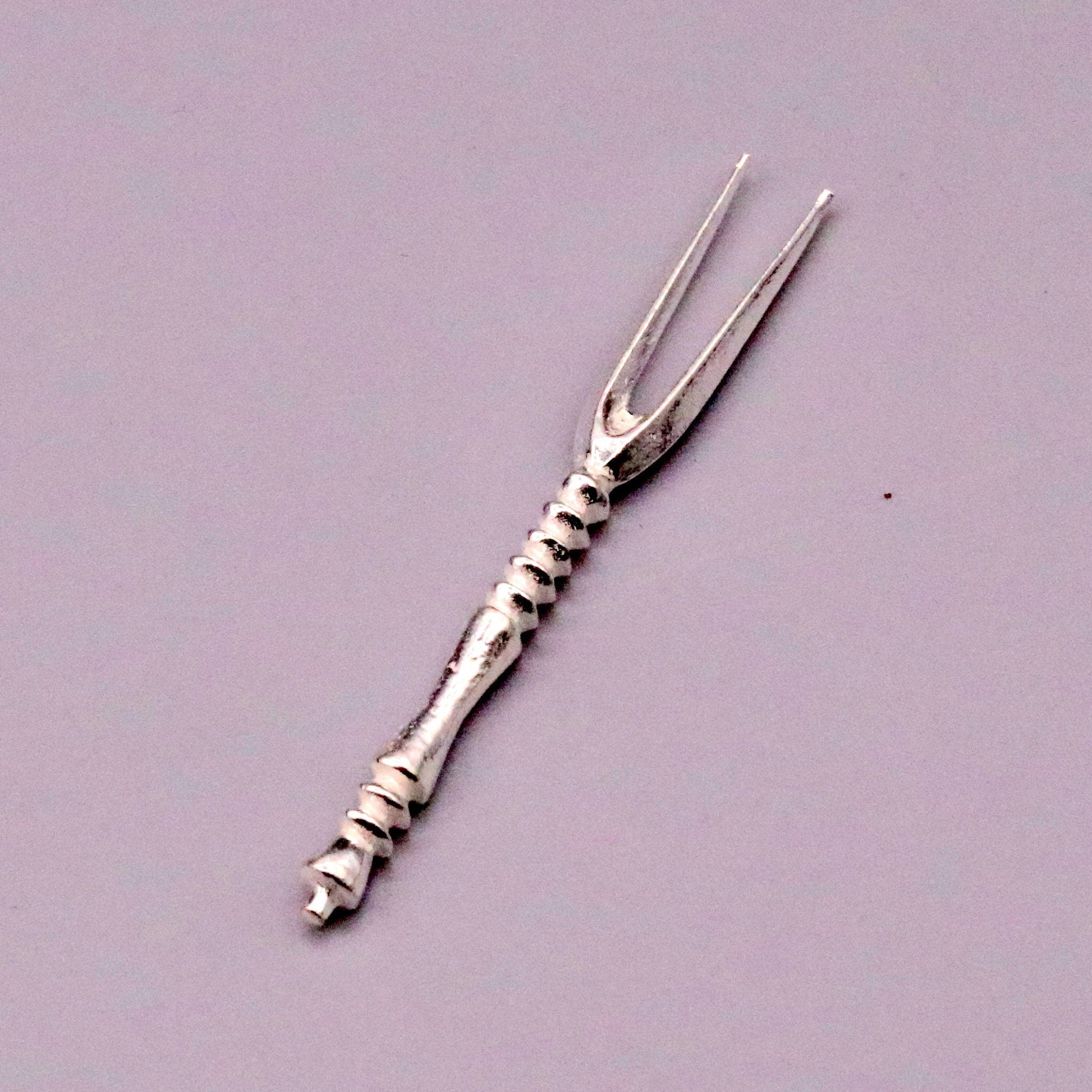 handmade solid silver chopsticks / knife and fork snack fruit food fork excellent hand crafted design daily use spoon03 - TRIBAL ORNAMENTS